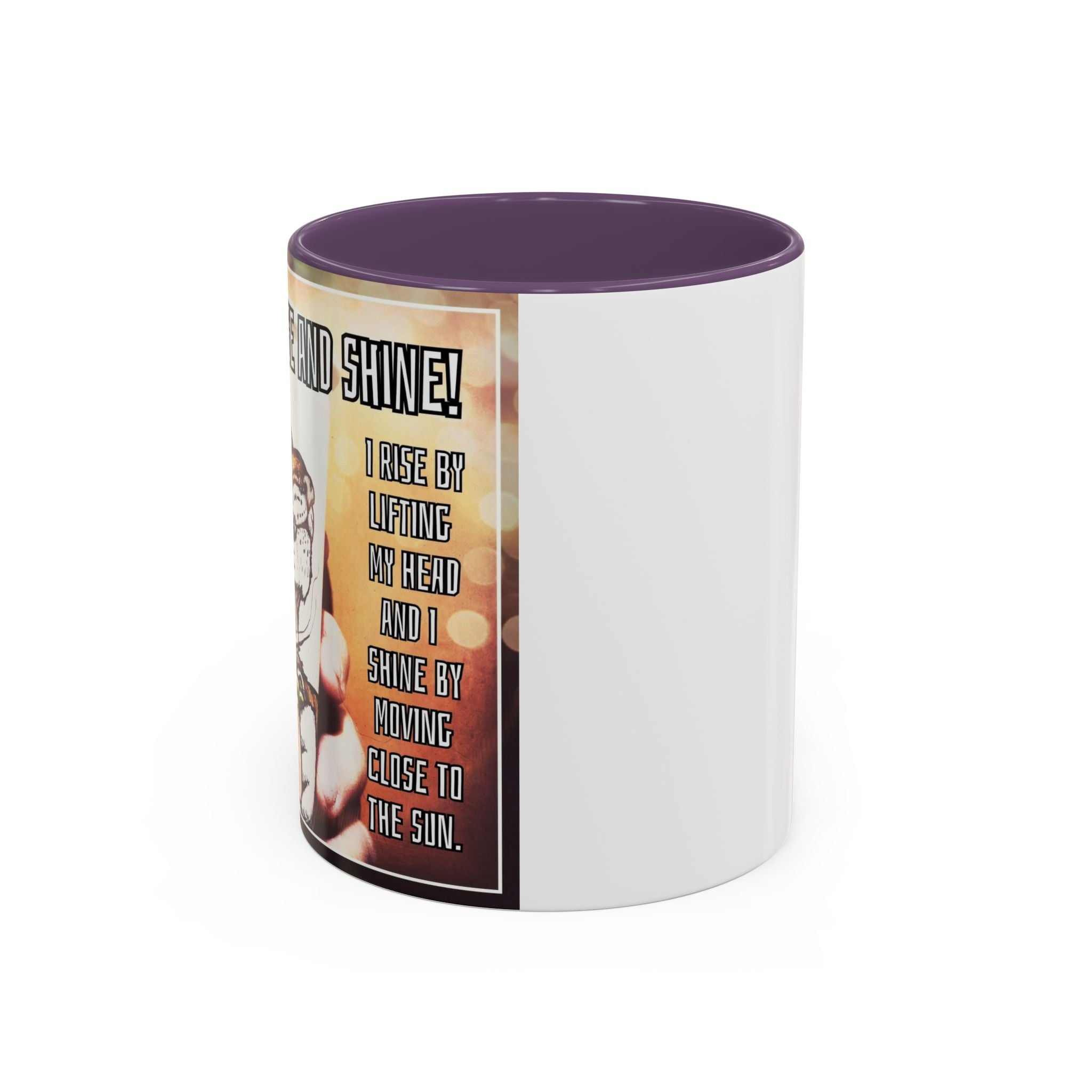 Rise n Shine Tiger Accent Ceramic Mug (11/15oz)