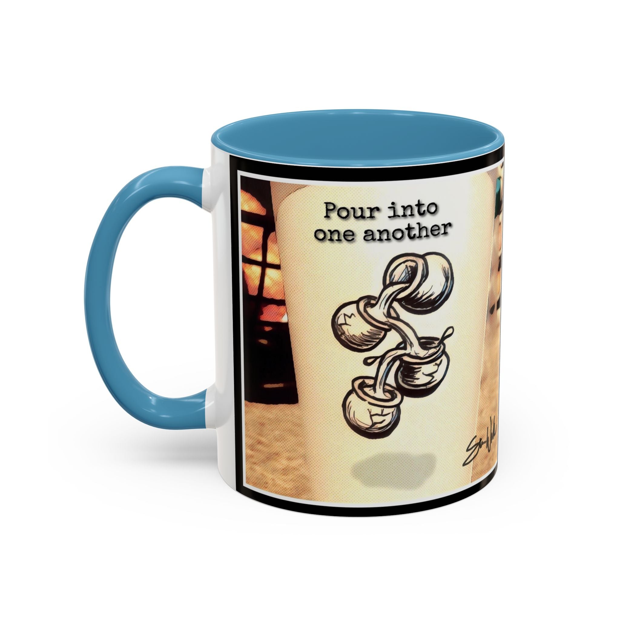 Pour into Others Accent Ceramic Mug (11/15oz)
