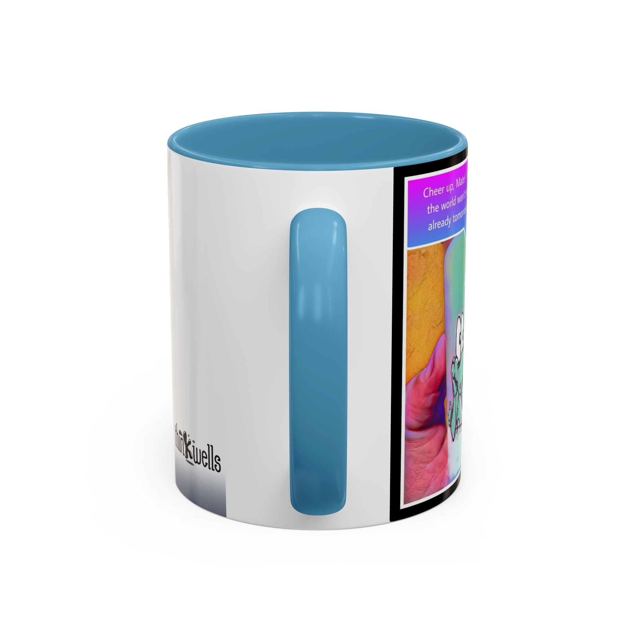 Tomorrow in Aus Dino Accent Ceramic Mug (11/15oz)