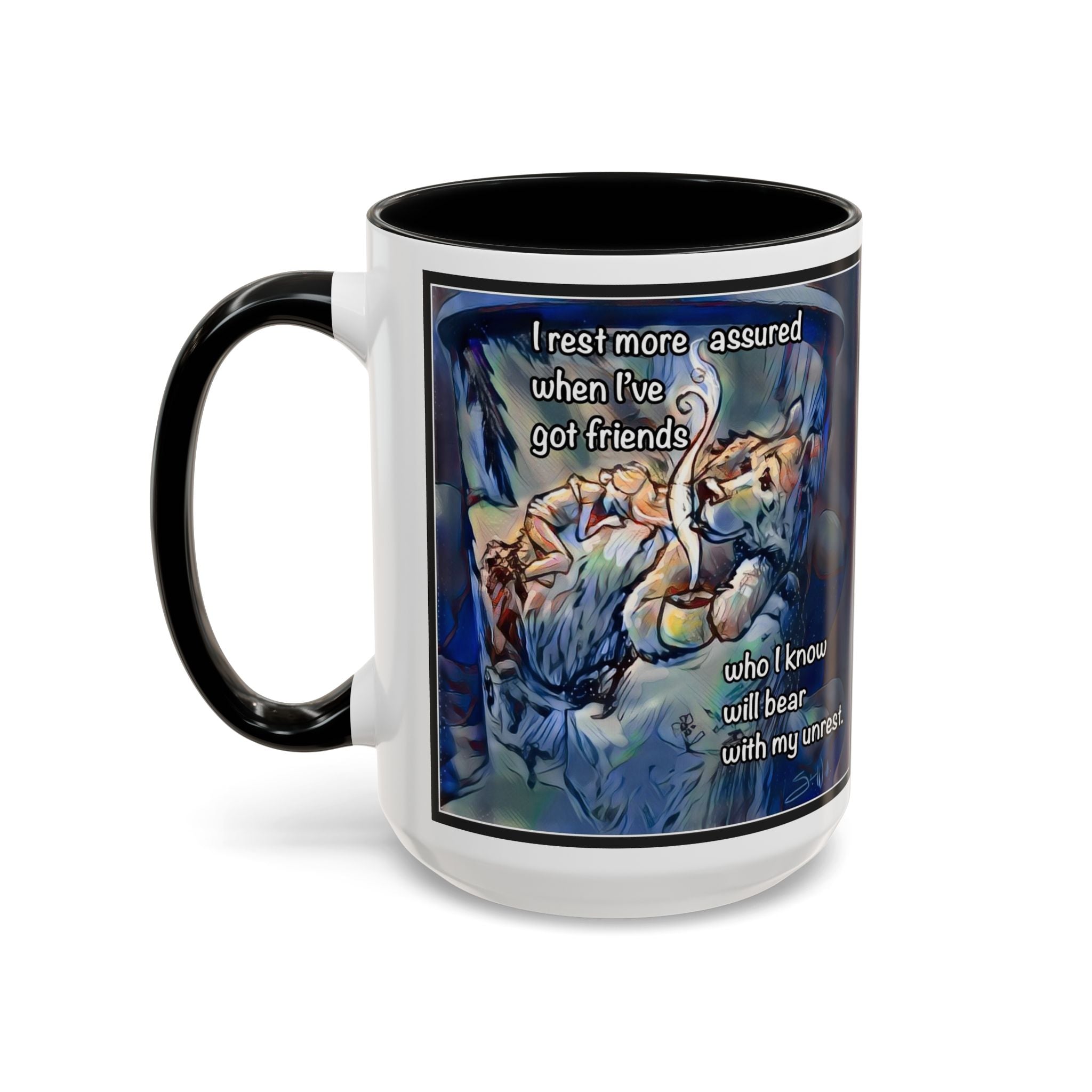 Bear Unrest Accent Ceramic Mug (11/15oz)