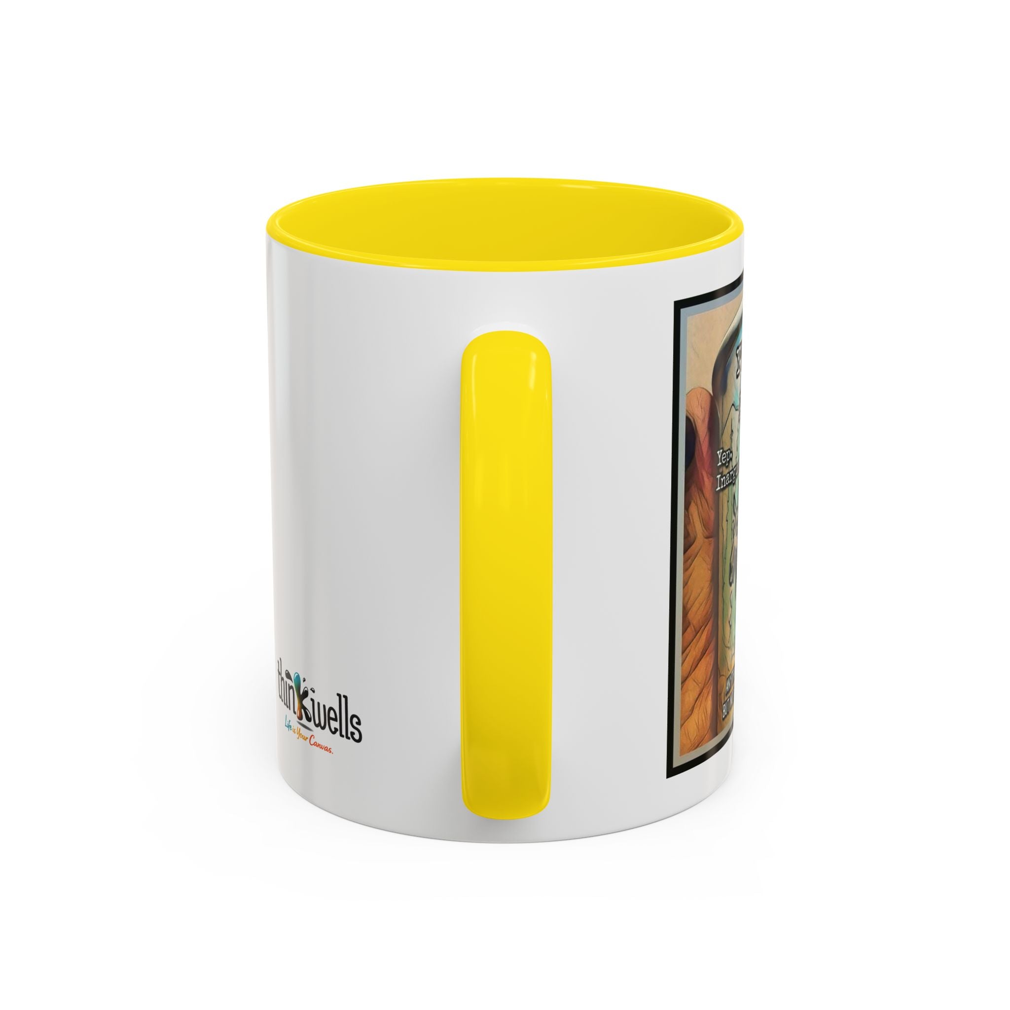 Coffee Mug - Moose Debate Accent Ceramic Mug (11/15oz)