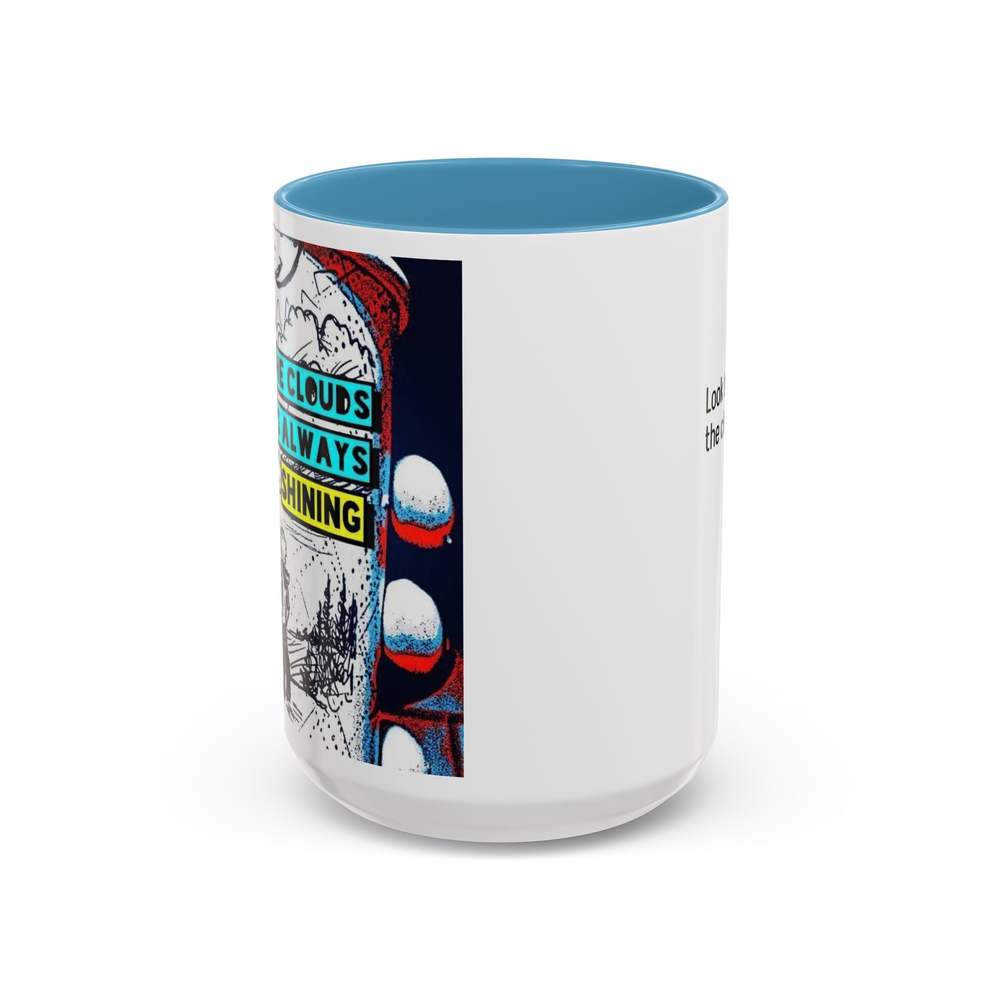 Above the Clouds Accent Ceramic Mug (11/15oz)