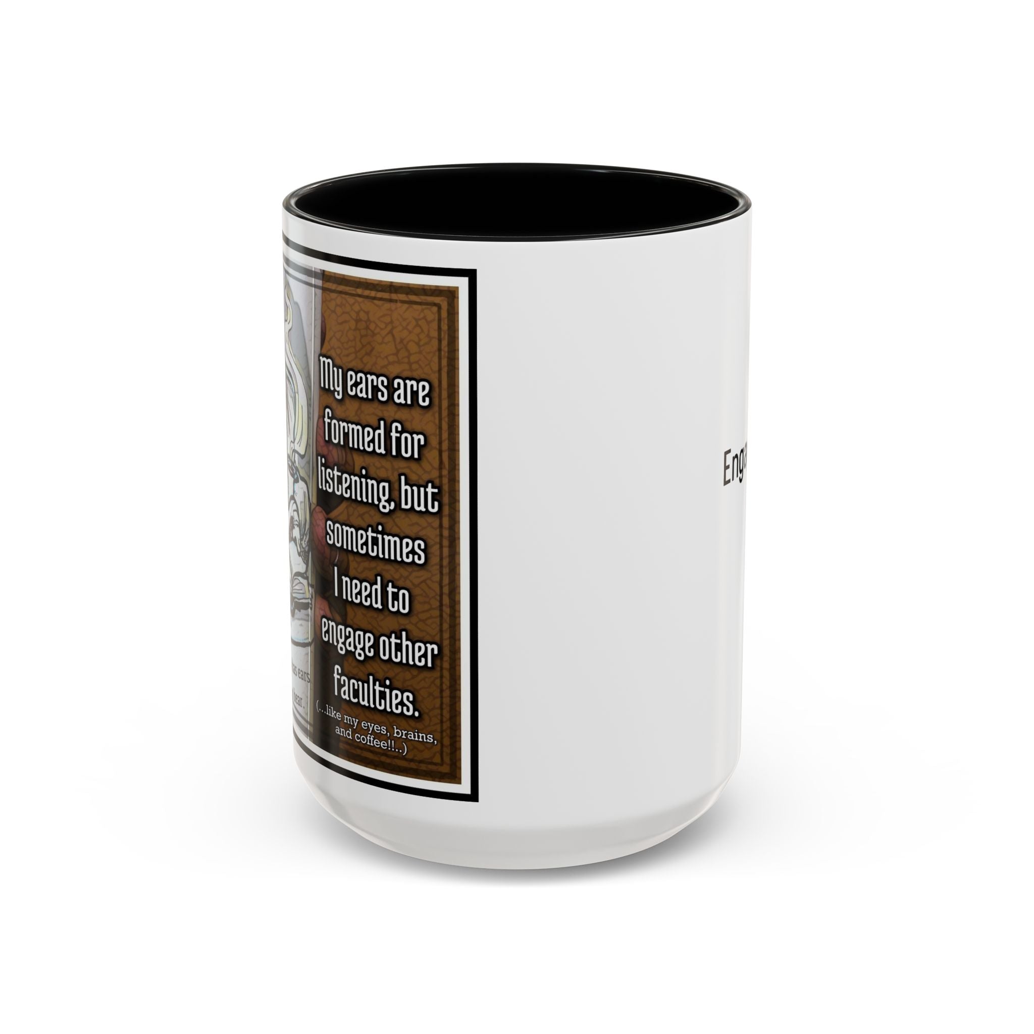 Elephant Engage Accent Ceramic Mug (11/15oz)