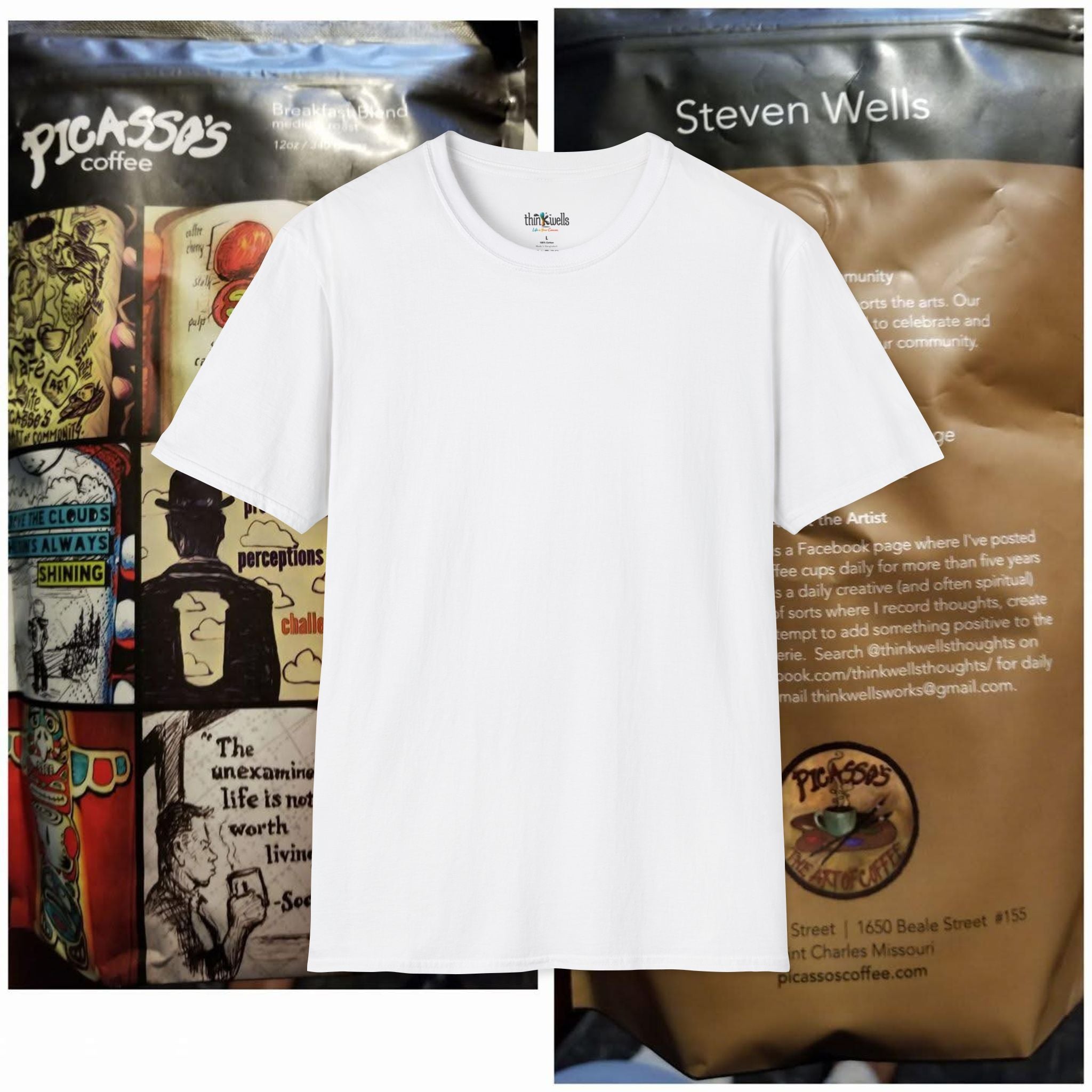 Customizable Thinkwells T-Shirt – Add Your Own Design