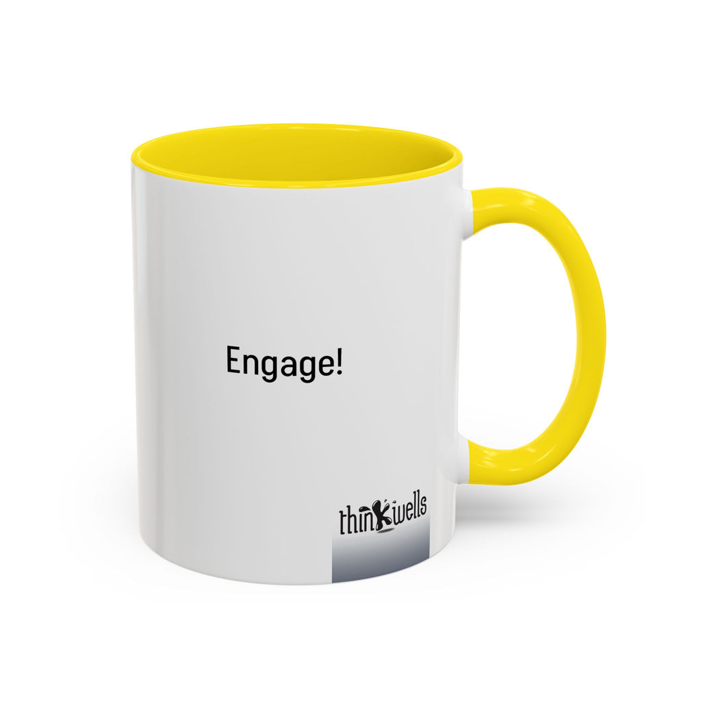 Elephant Engage Accent Ceramic Mug (11/15oz)