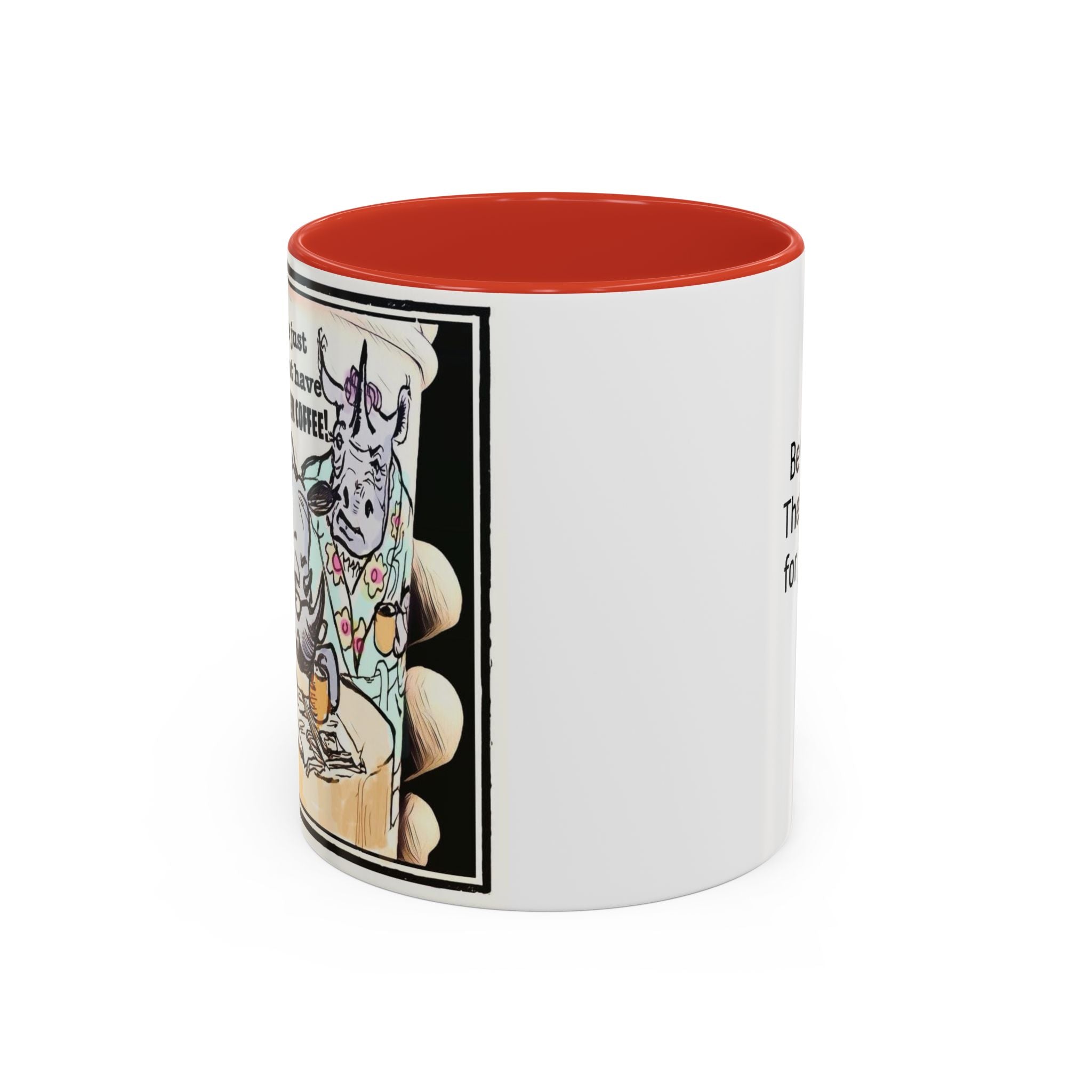 Rhino Coffee Accent Ceramic Mug (11/15oz)