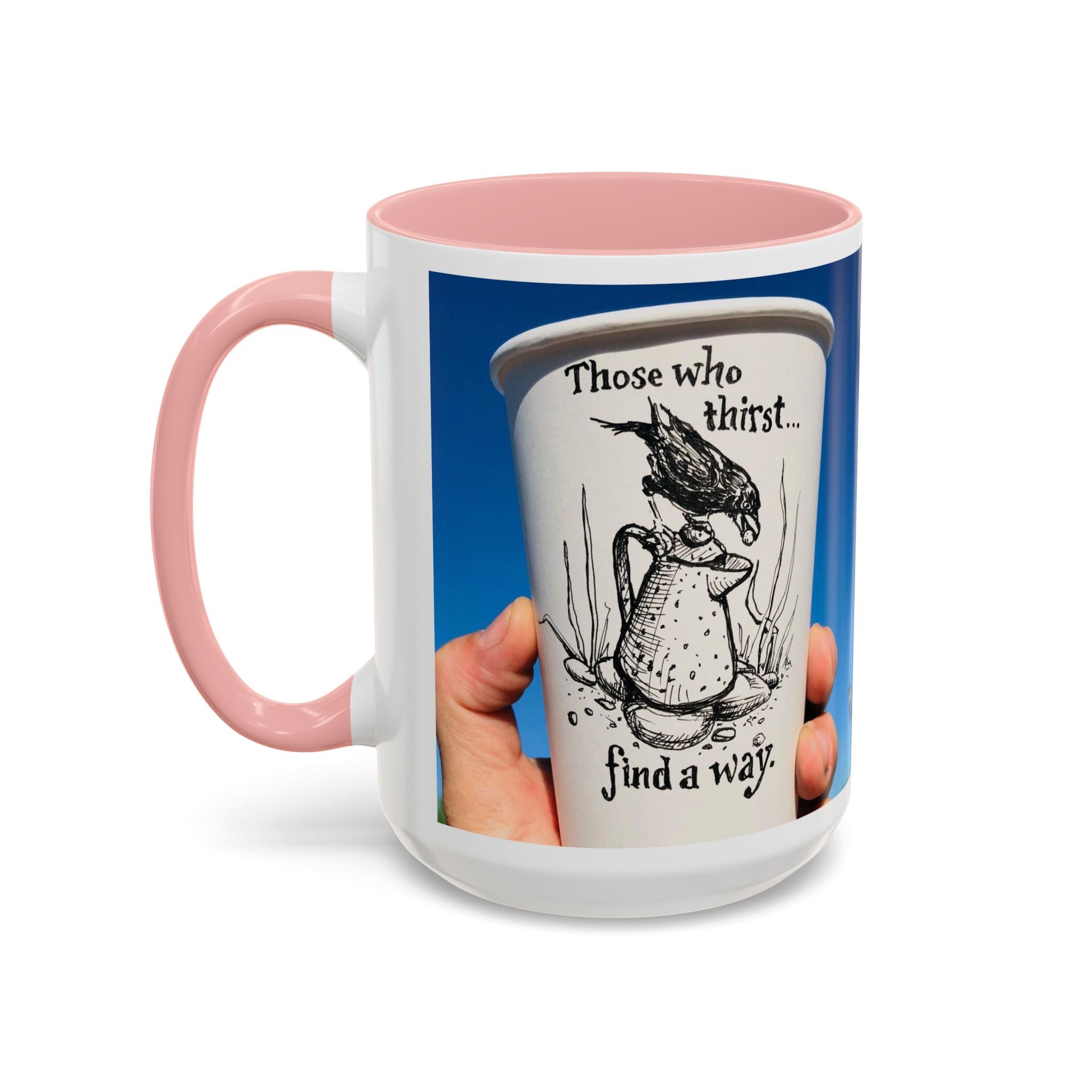Those Who Thirst Crow Accent Ceramic Mug (11/15oz)