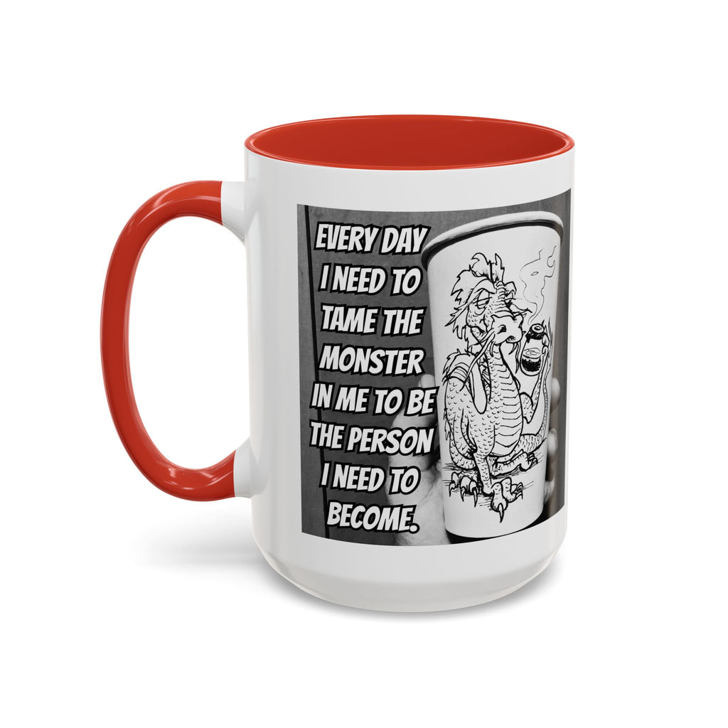 Tame the Monster Accent Ceramic Mug (11/15oz)