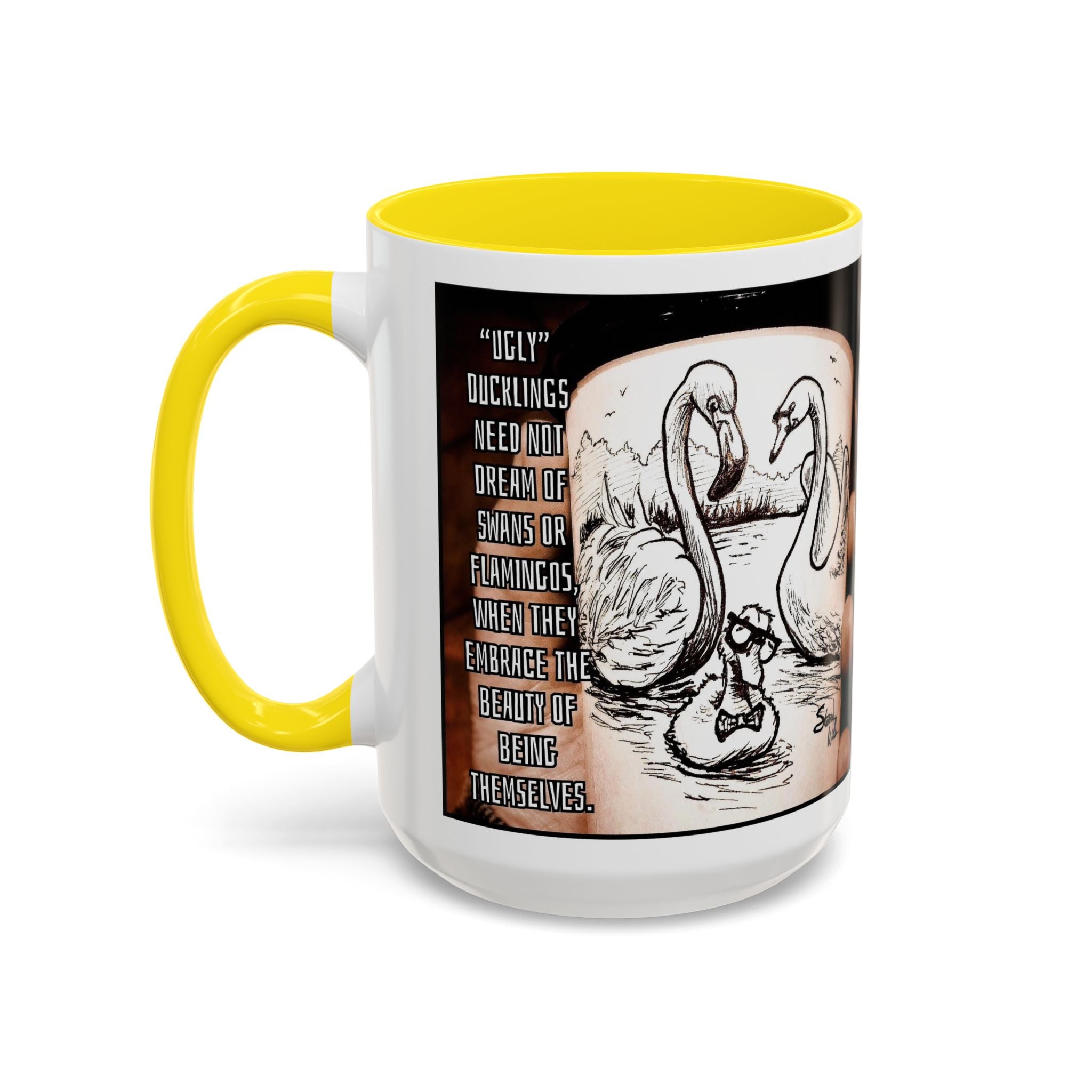 Ugly Duckling Accent Ceramic Mug (11/15oz)