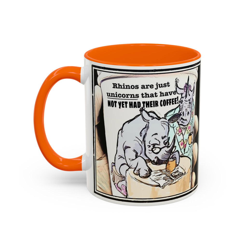 Rhino Coffee Accent Ceramic Mug (11/15oz)