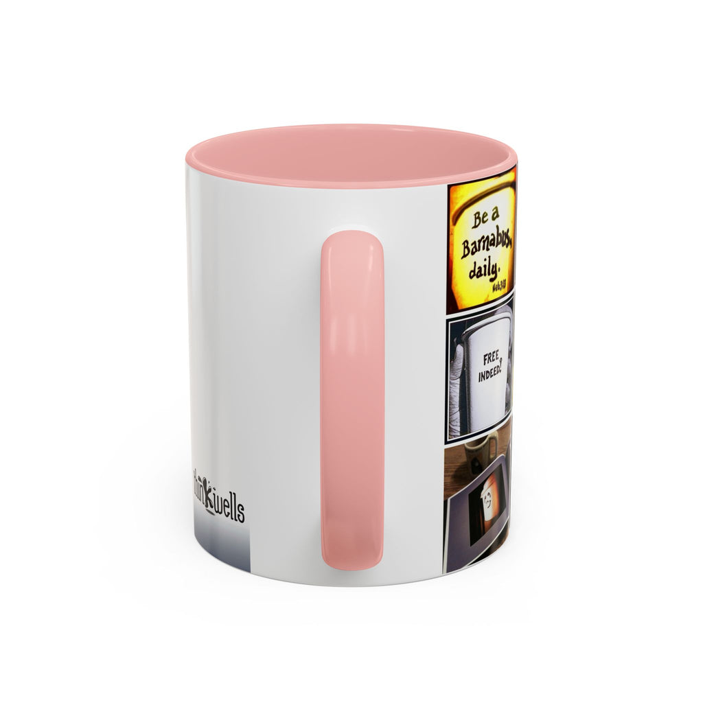 Be a Barnabus Collage Accent Ceramic Mug (11/15oz)