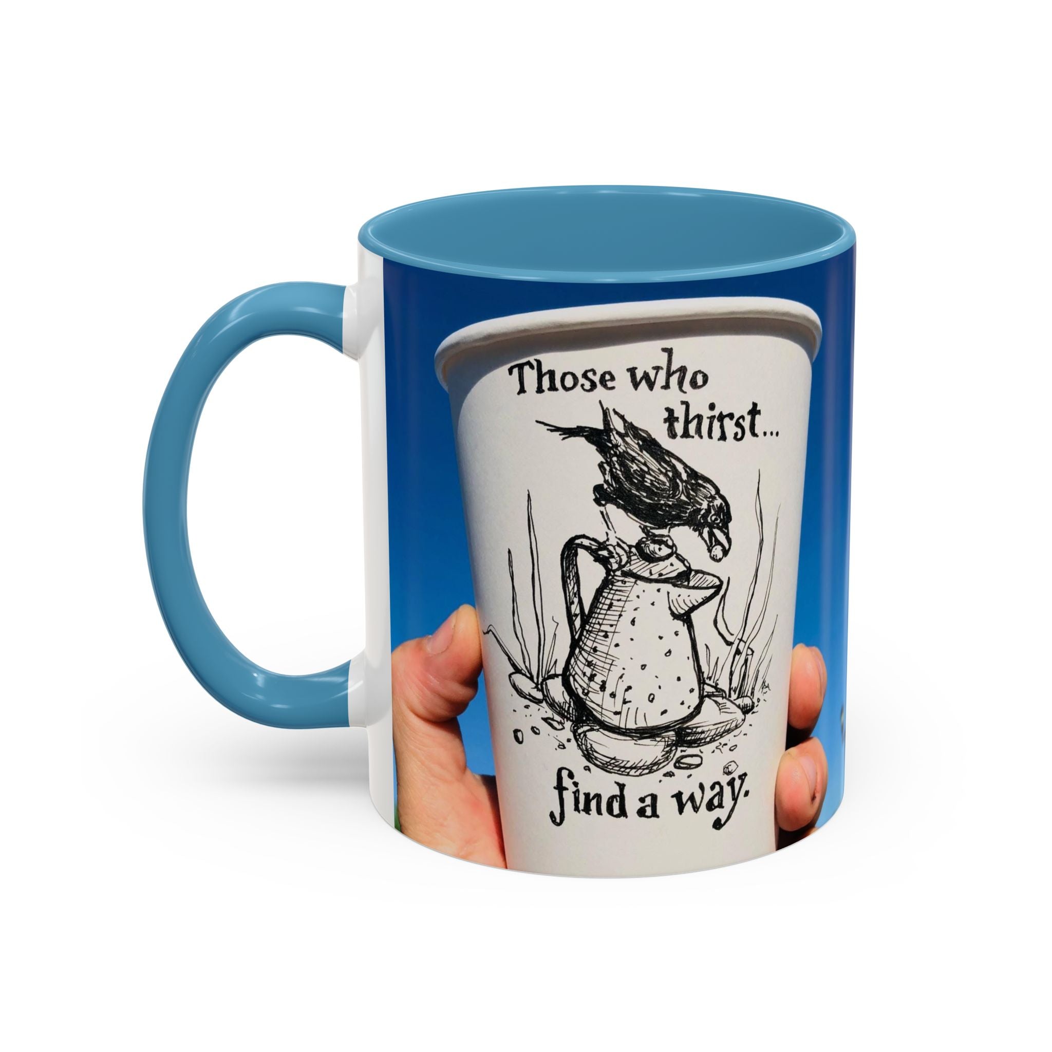 Those Who Thirst Crow Accent Ceramic Mug (11/15oz)