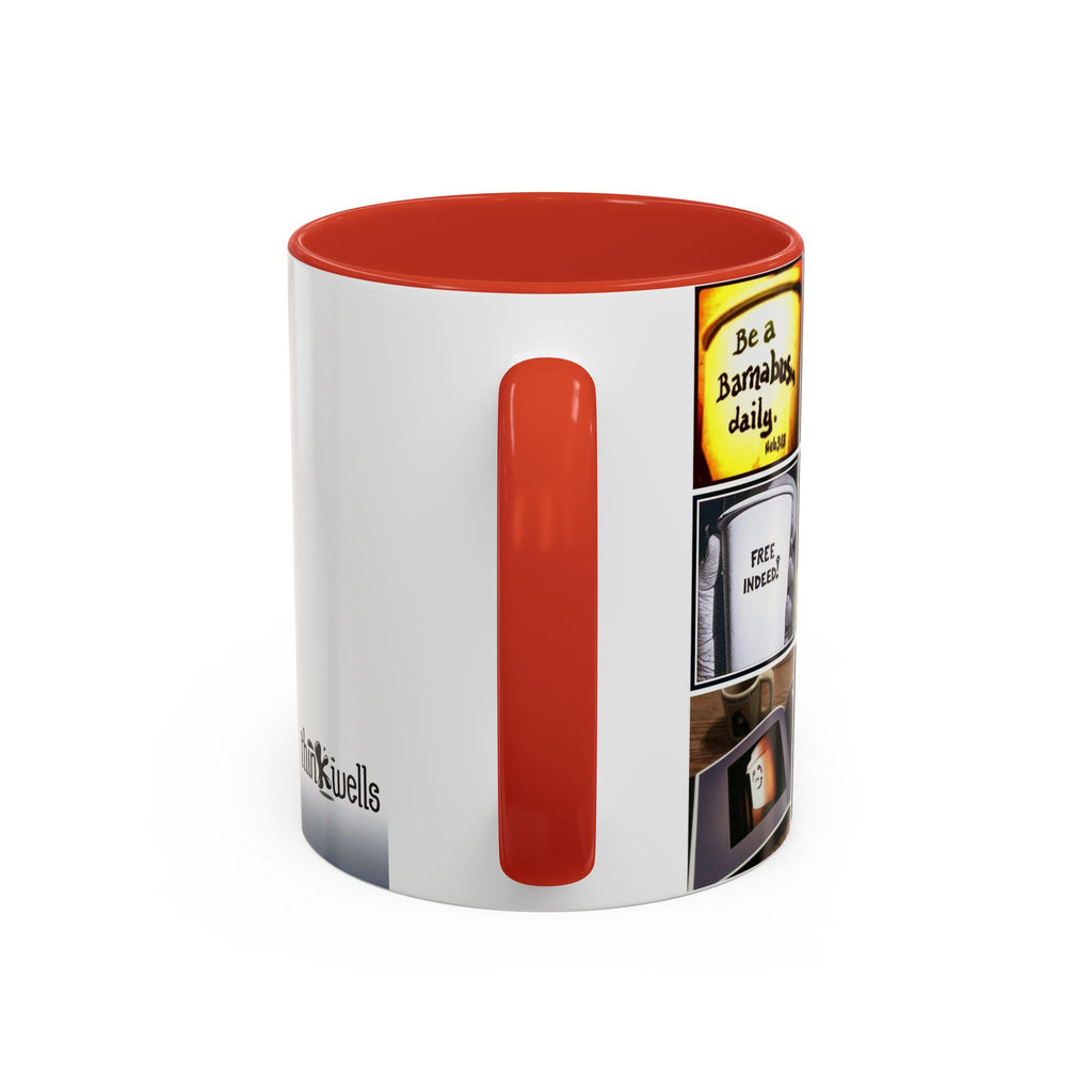 Be a Barnabus Collage Accent Ceramic Mug (11/15oz)