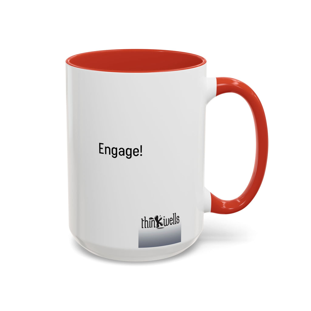 Elephant Engage Accent Ceramic Mug (11/15oz)