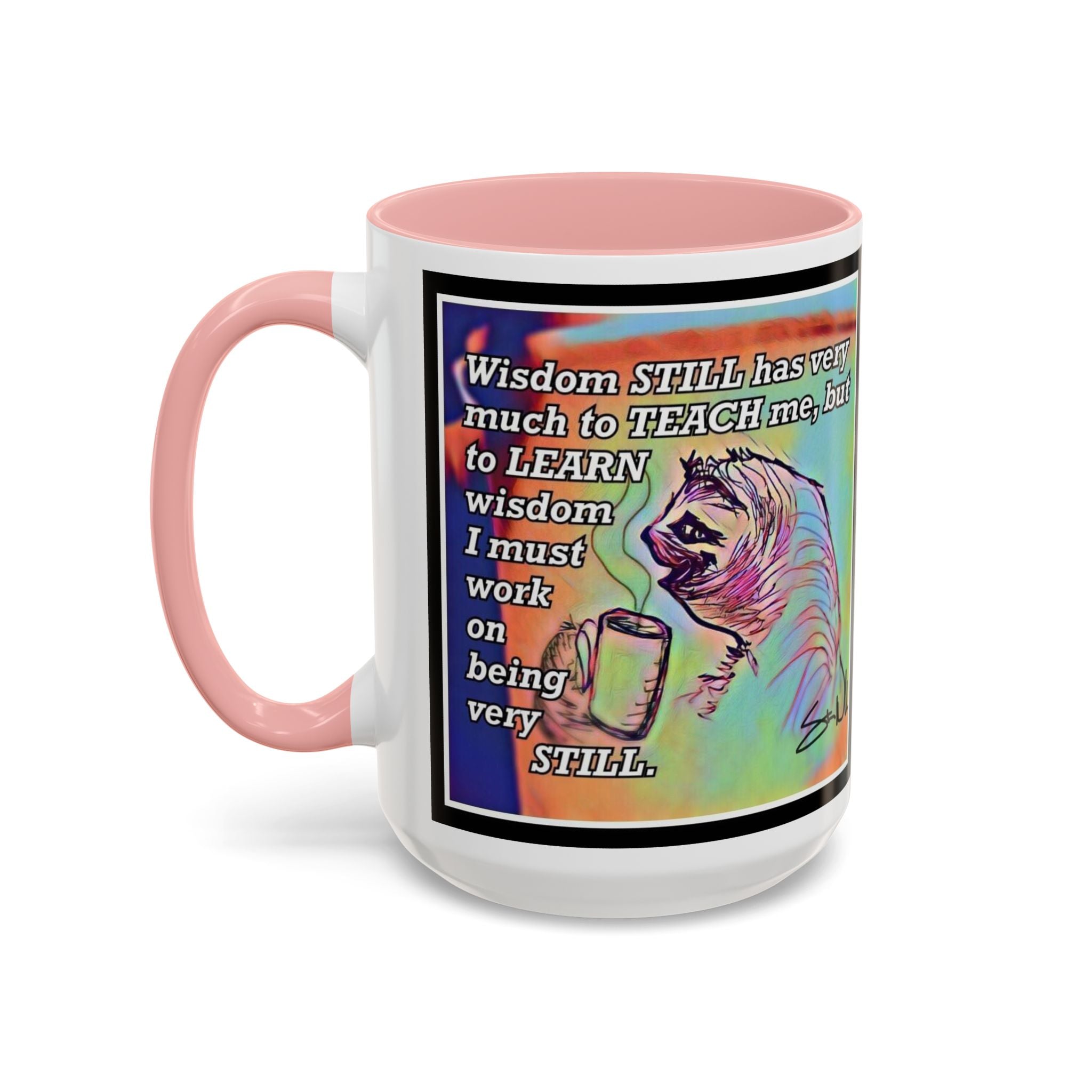 Sloth Still Accent Ceramic Mug (11/15oz)