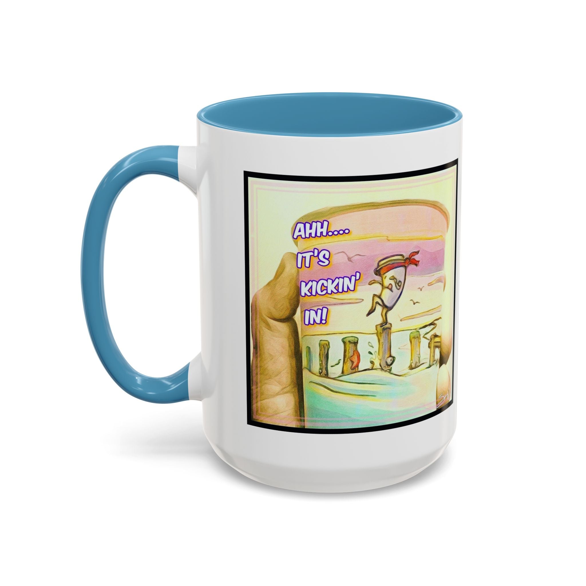 Karate Kickin' in Accent Ceramic Mug (11/15oz)