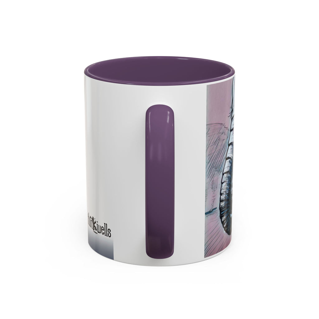 Elephant loves Coffee Accent Ceramic Mug (11/15oz)