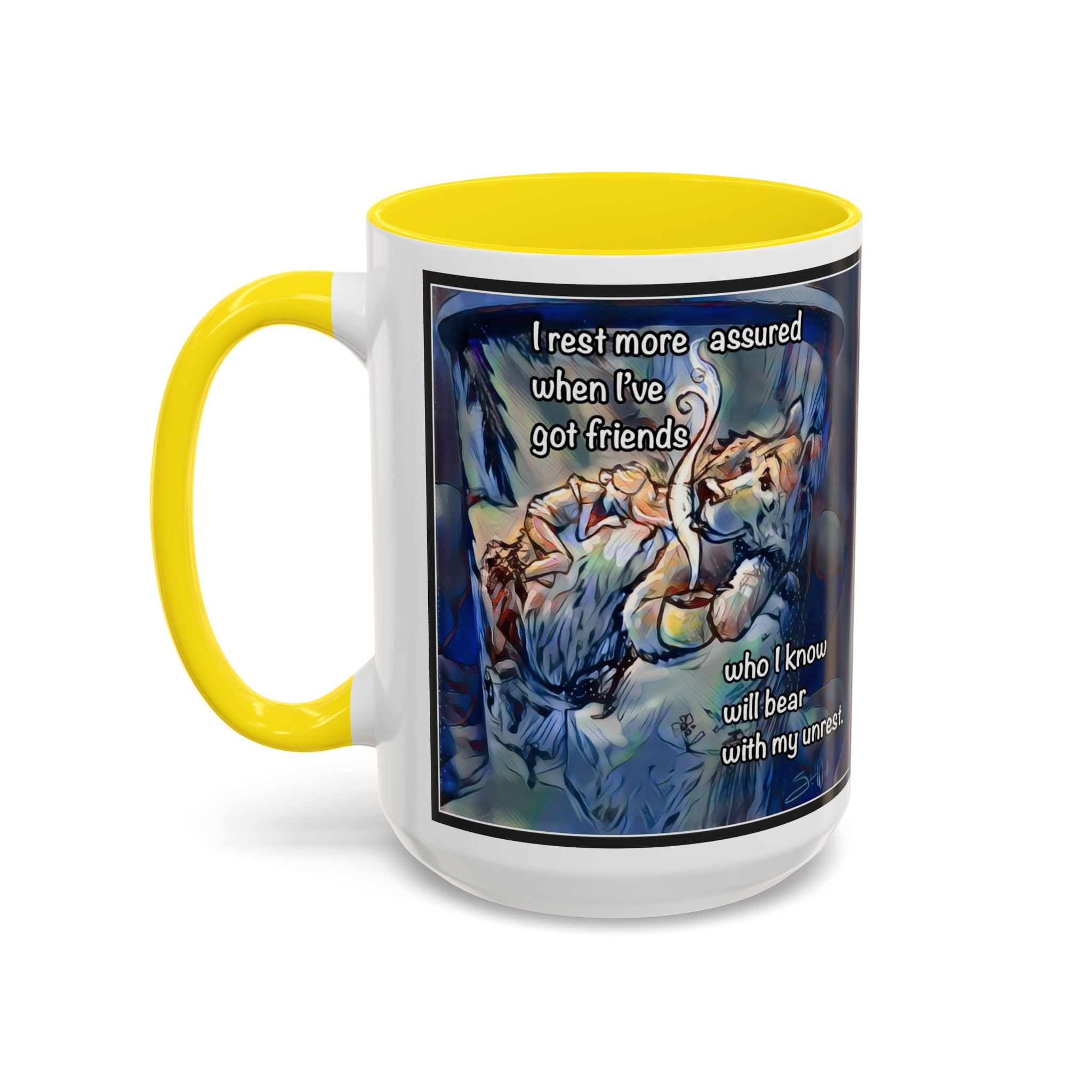 Bear Unrest Accent Ceramic Mug (11/15oz)