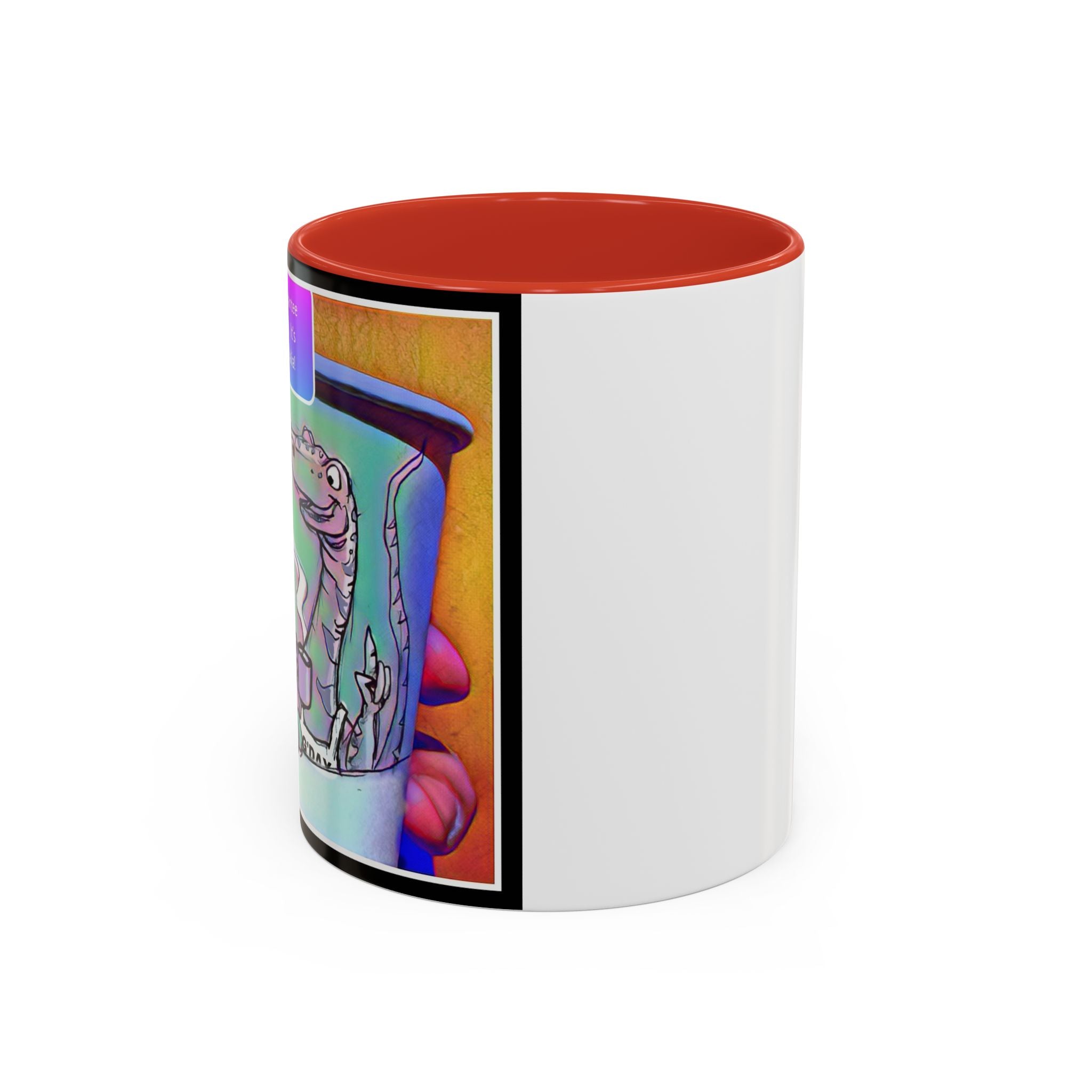 Tomorrow in Aus Dino Accent Ceramic Mug (11/15oz)