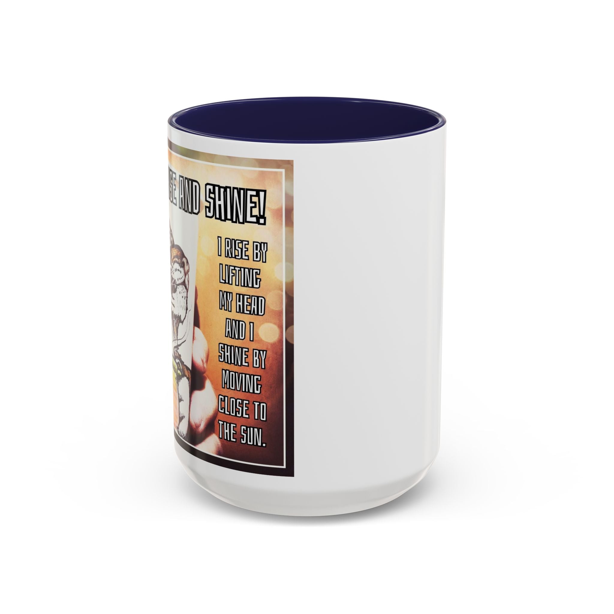 Rise n Shine Tiger Accent Ceramic Mug (11/15oz)