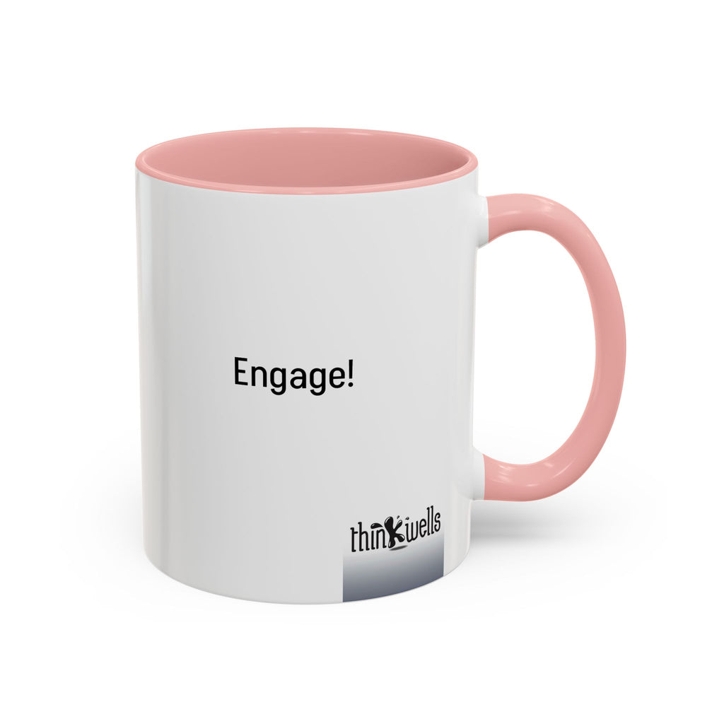 Elephant Engage Accent Ceramic Mug (11/15oz)