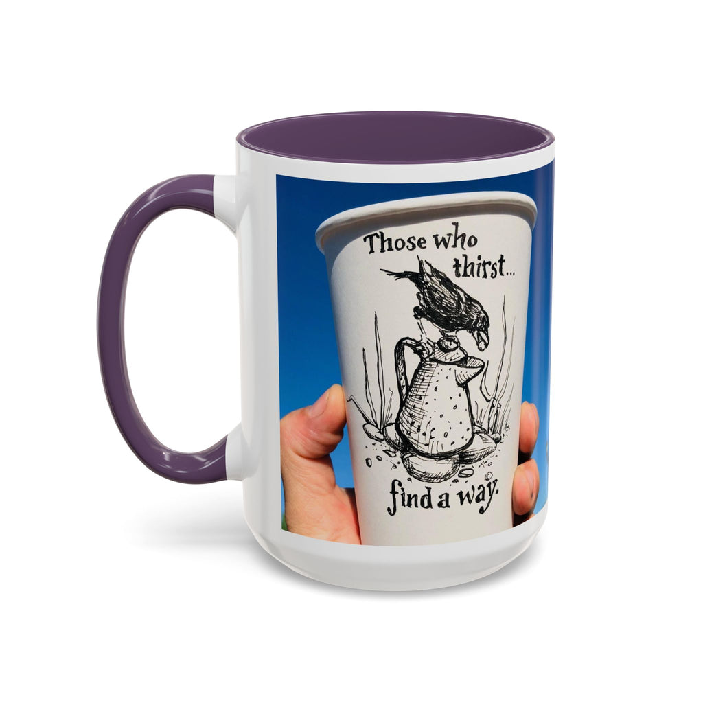 Those Who Thirst Crow Accent Ceramic Mug (11/15oz)