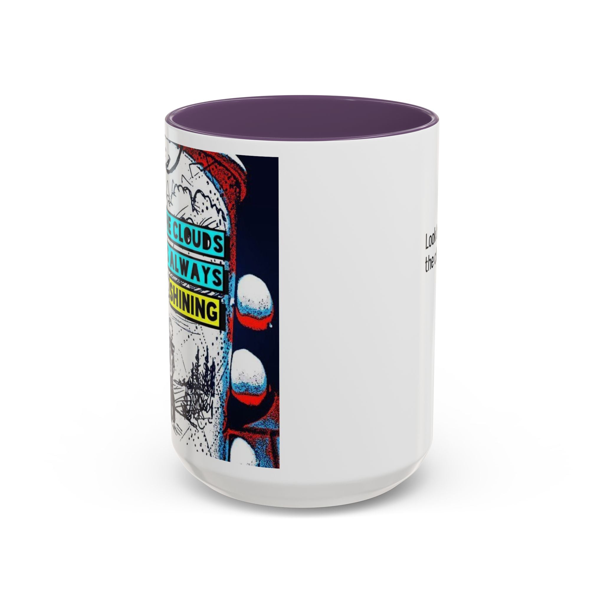 Above the Clouds Accent Ceramic Mug (11/15oz)