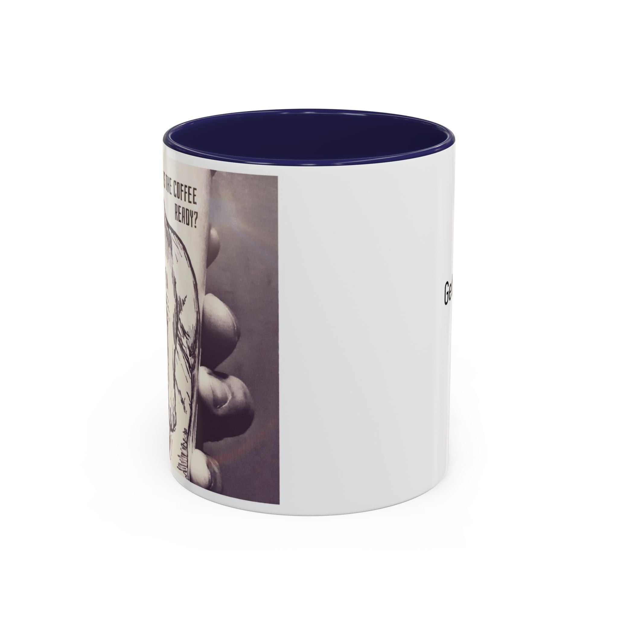 Coffee Ready Lion Accent Ceramic Mug (11/15oz)