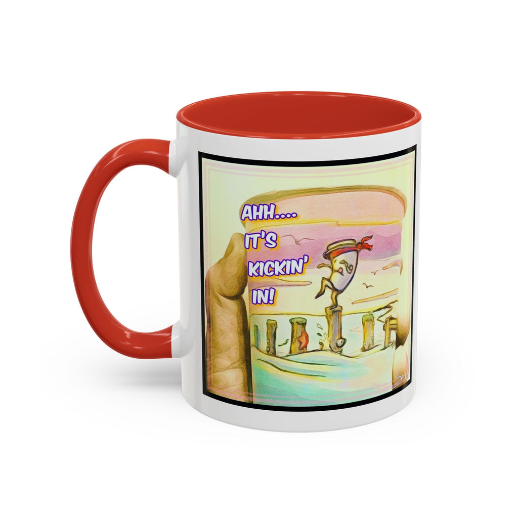 Karate Kickin' in Accent Ceramic Mug (11/15oz)