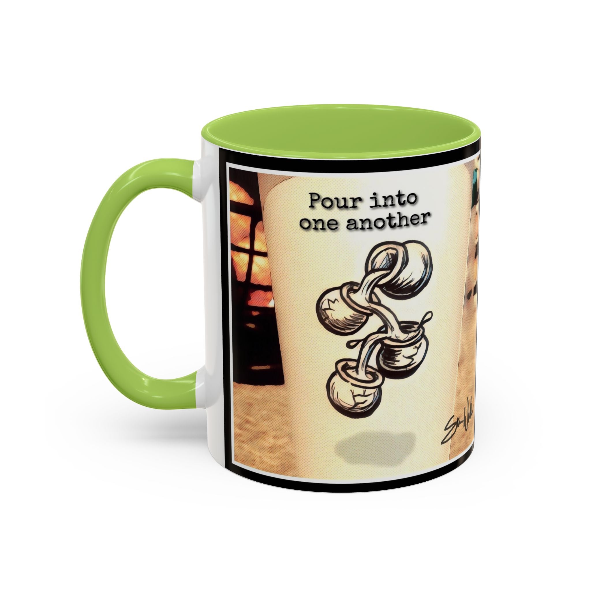 Pour into Others Accent Ceramic Mug (11/15oz)