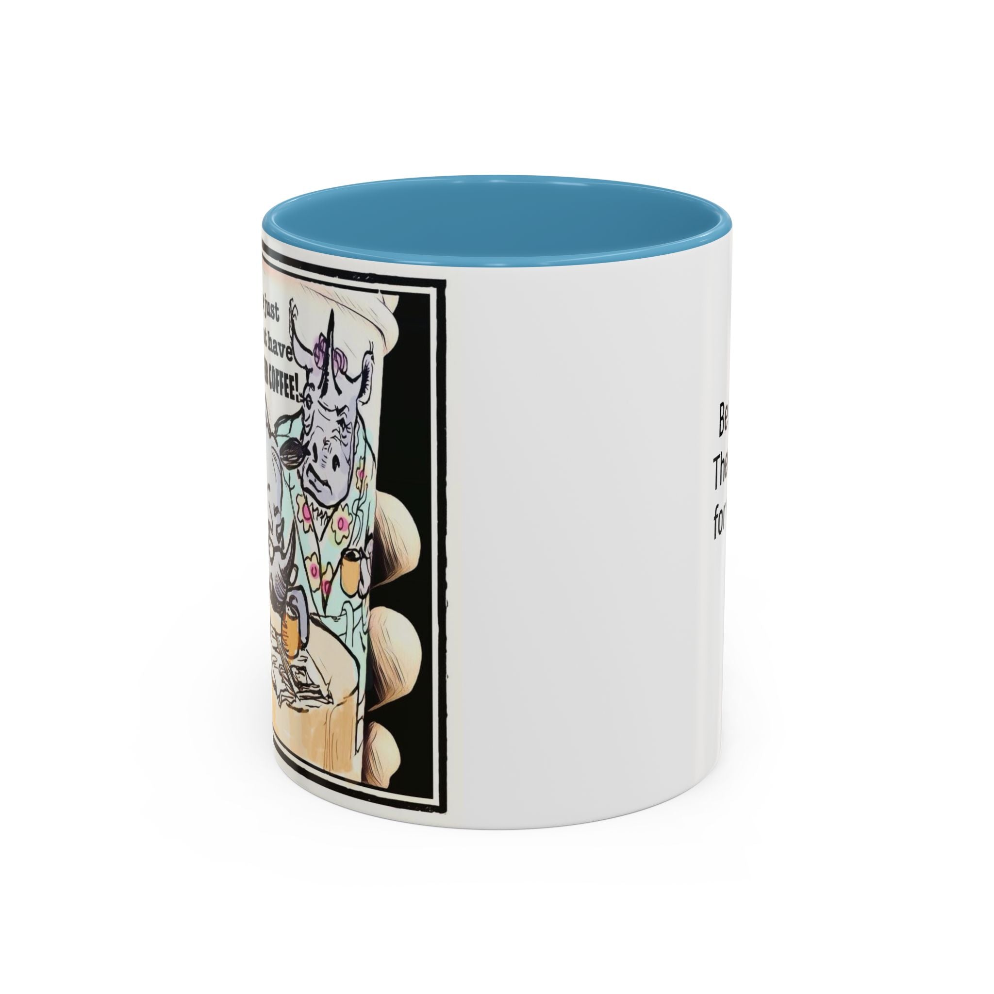 Rhino Coffee Accent Ceramic Mug (11/15oz)