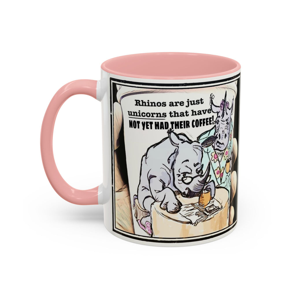 Rhino Coffee Accent Ceramic Mug (11/15oz)