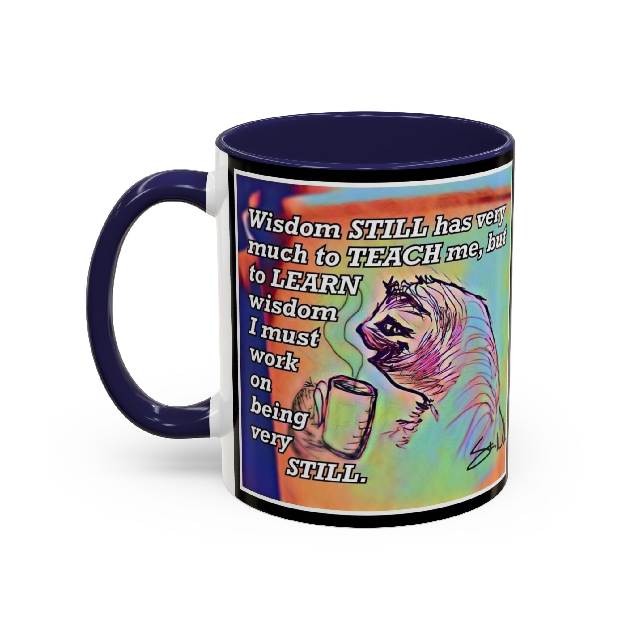 Sloth Still Accent Ceramic Mug (11/15oz)
