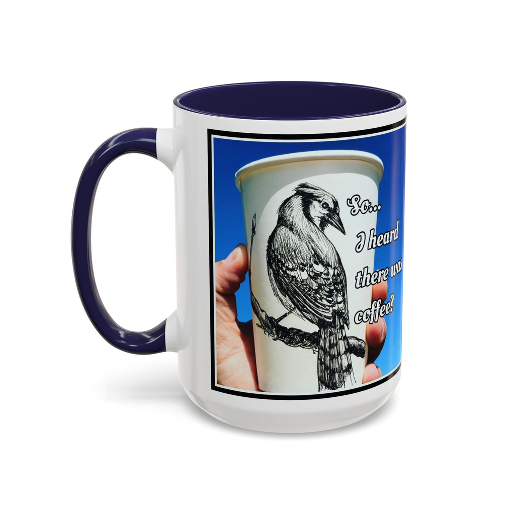 Blue Jay Coffee Accent Ceramic Mug (11/15oz)