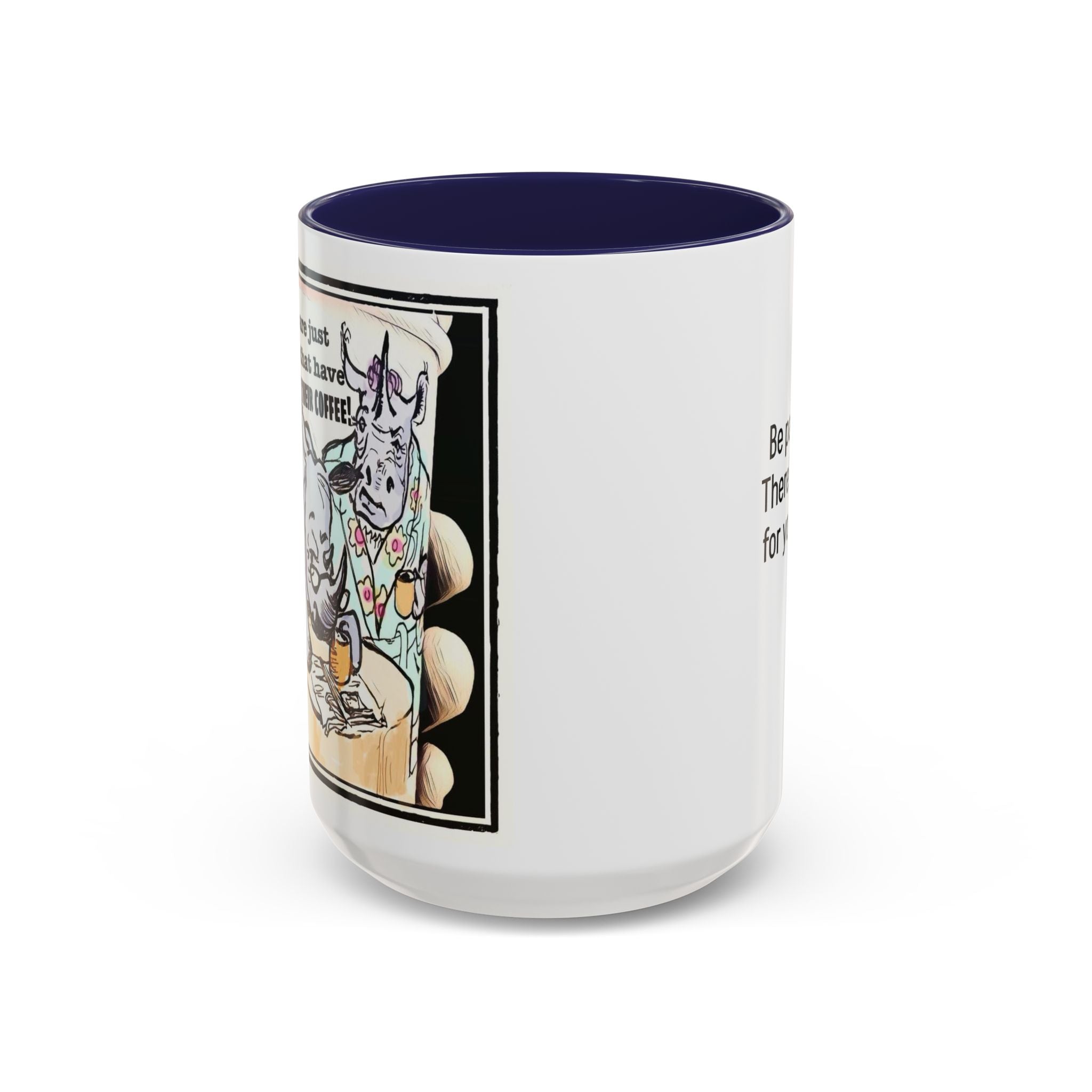Rhino Coffee Accent Ceramic Mug (11/15oz)