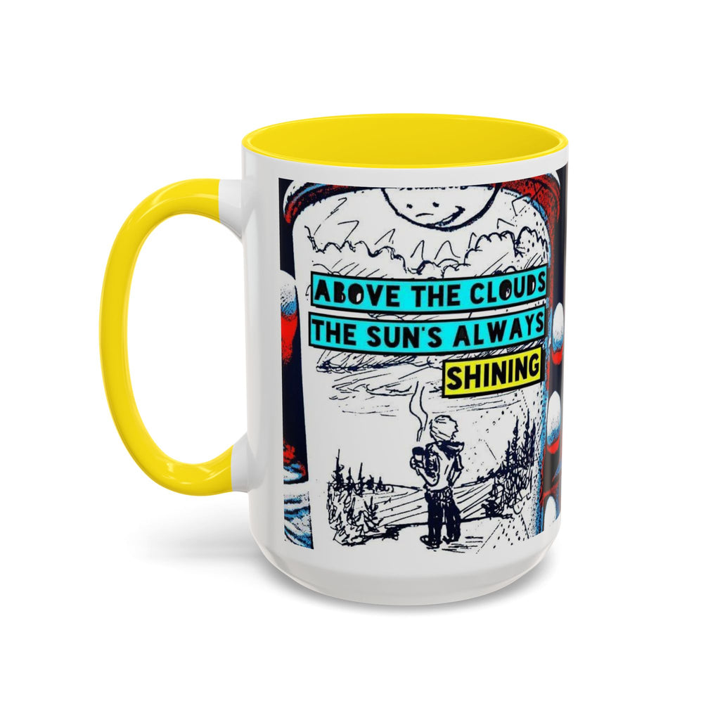 Above the Clouds Accent Ceramic Mug (11/15oz)