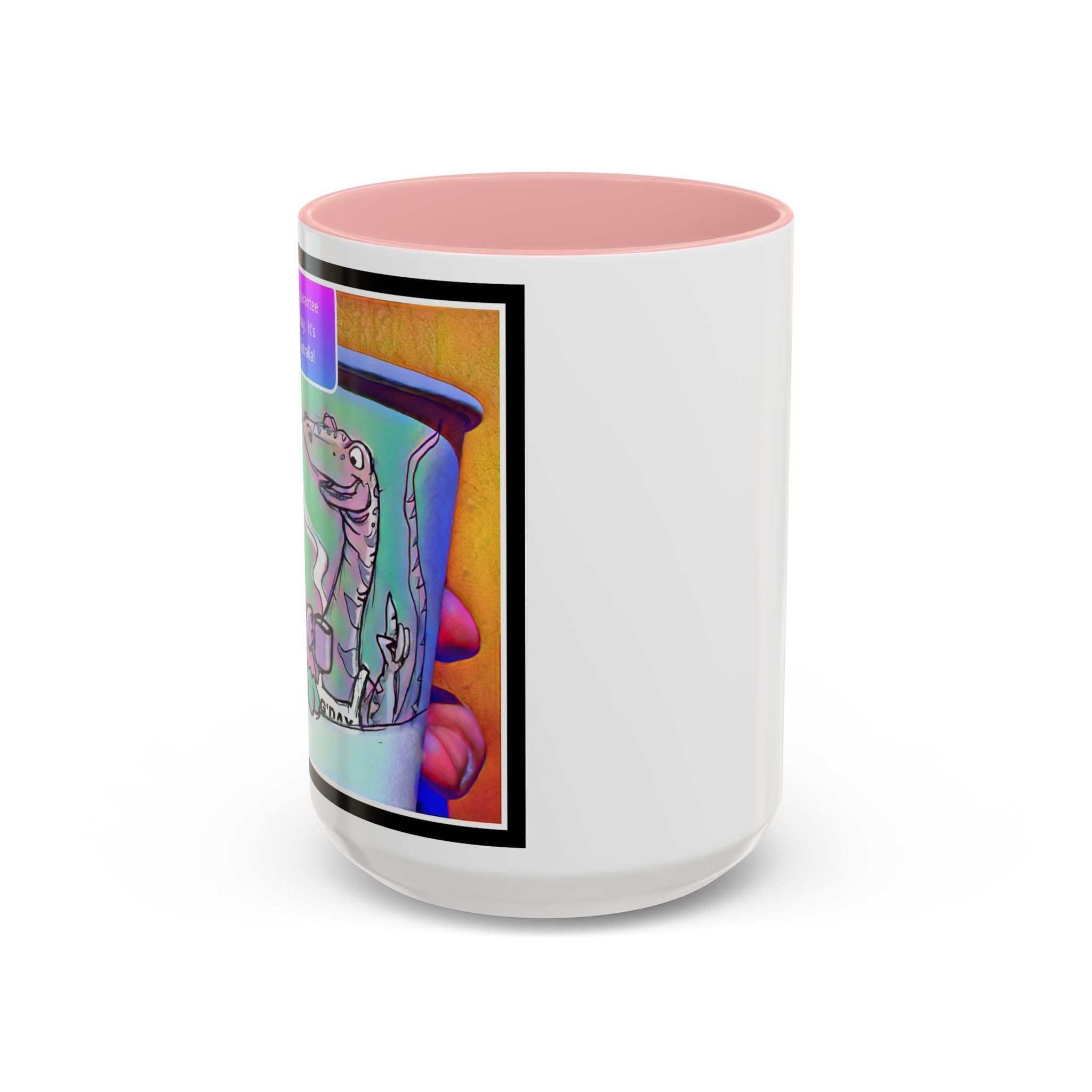 Tomorrow in Aus Dino Accent Ceramic Mug (11/15oz)