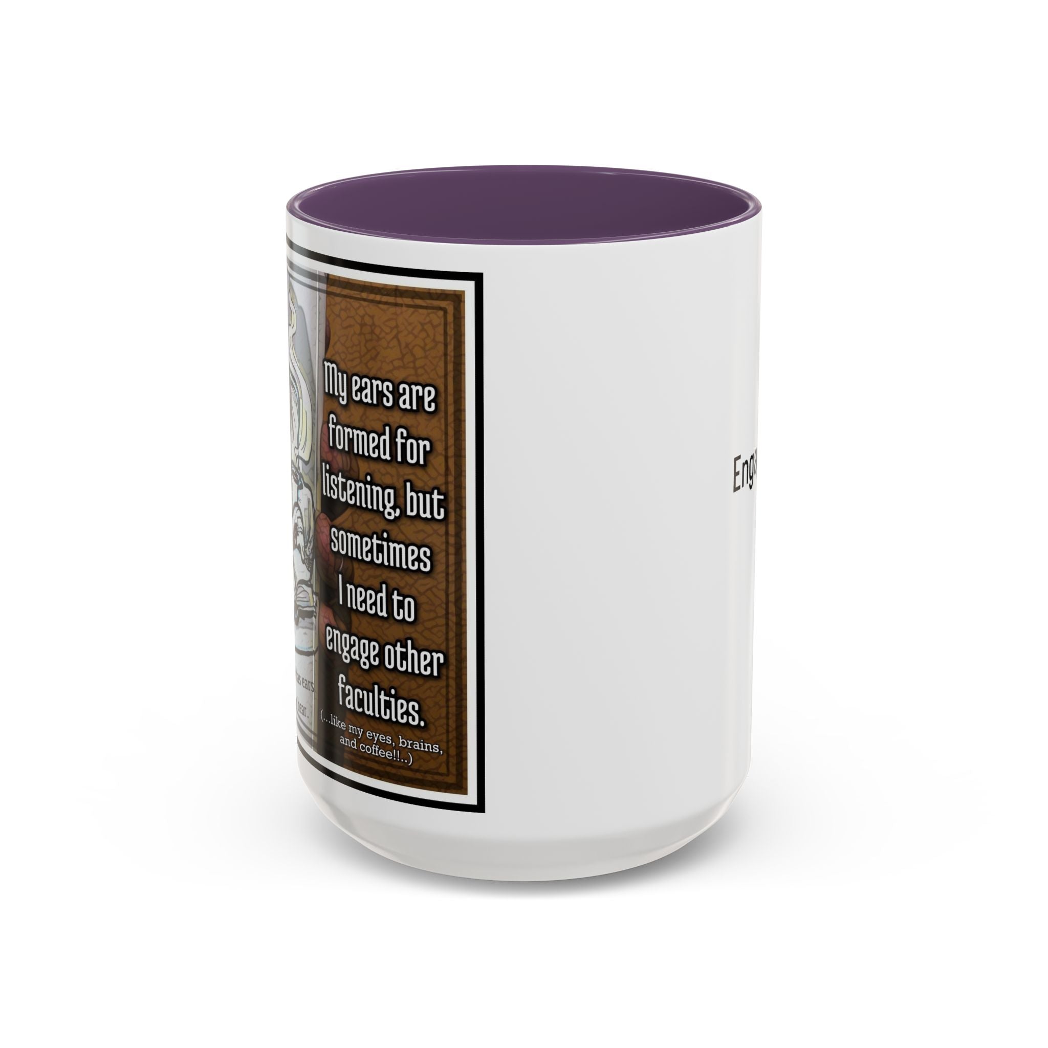Elephant Engage Accent Ceramic Mug (11/15oz)