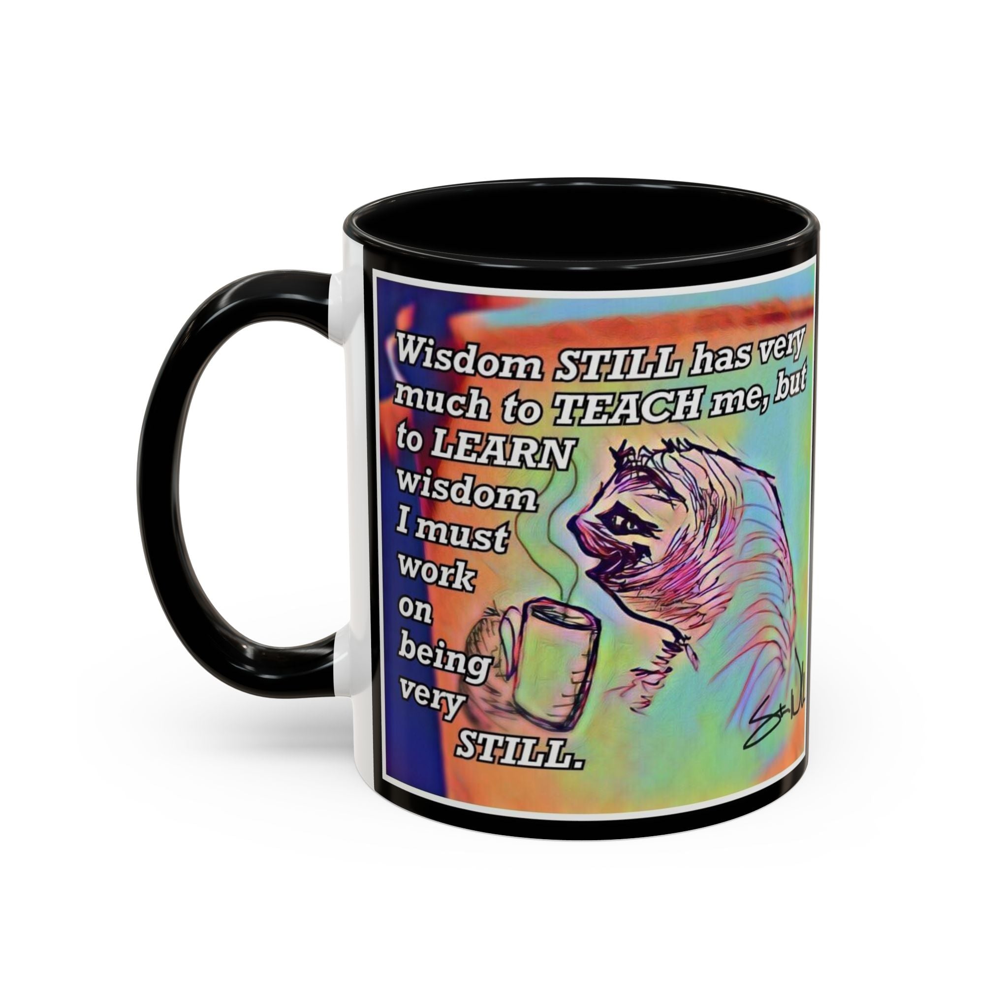 Sloth Still Accent Ceramic Mug (11/15oz)