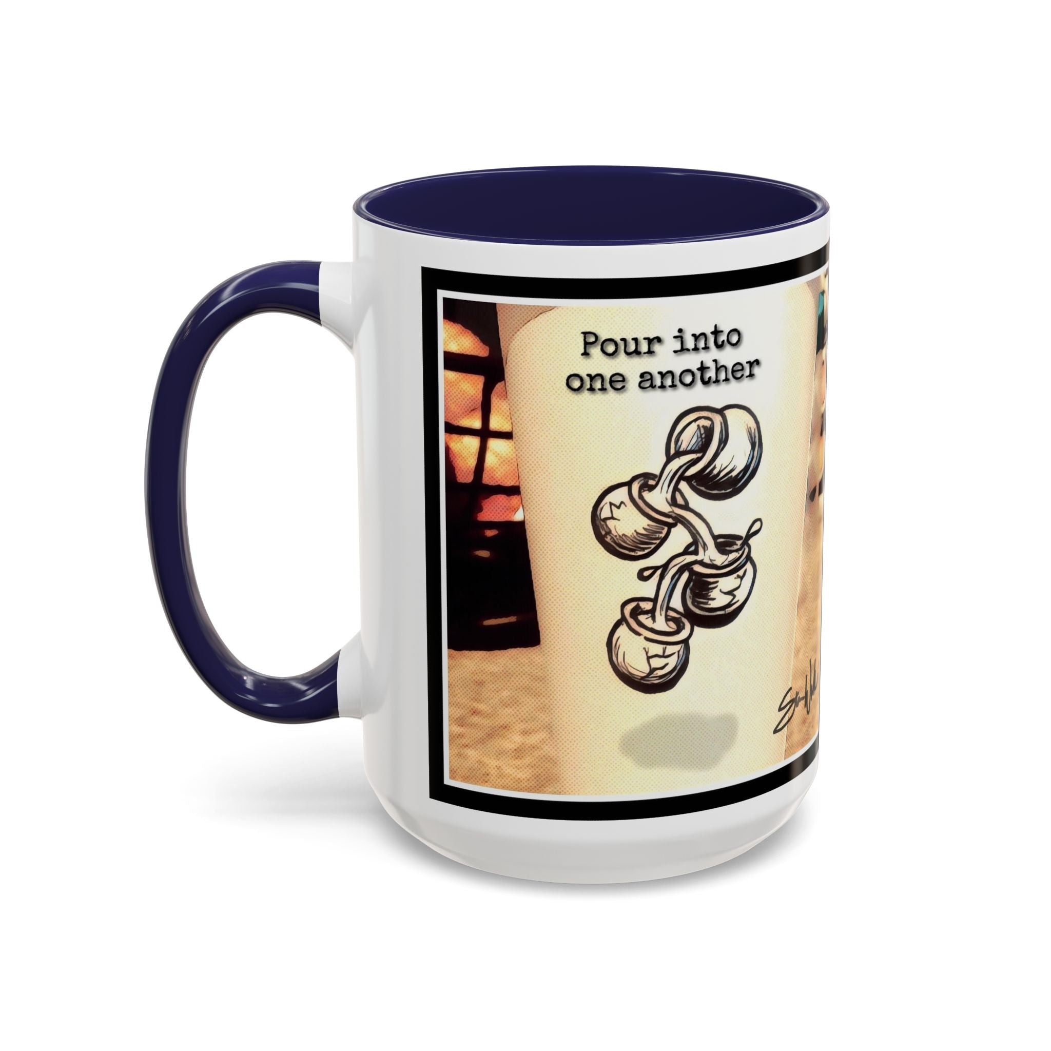 Pour into Others Accent Ceramic Mug (11/15oz)
