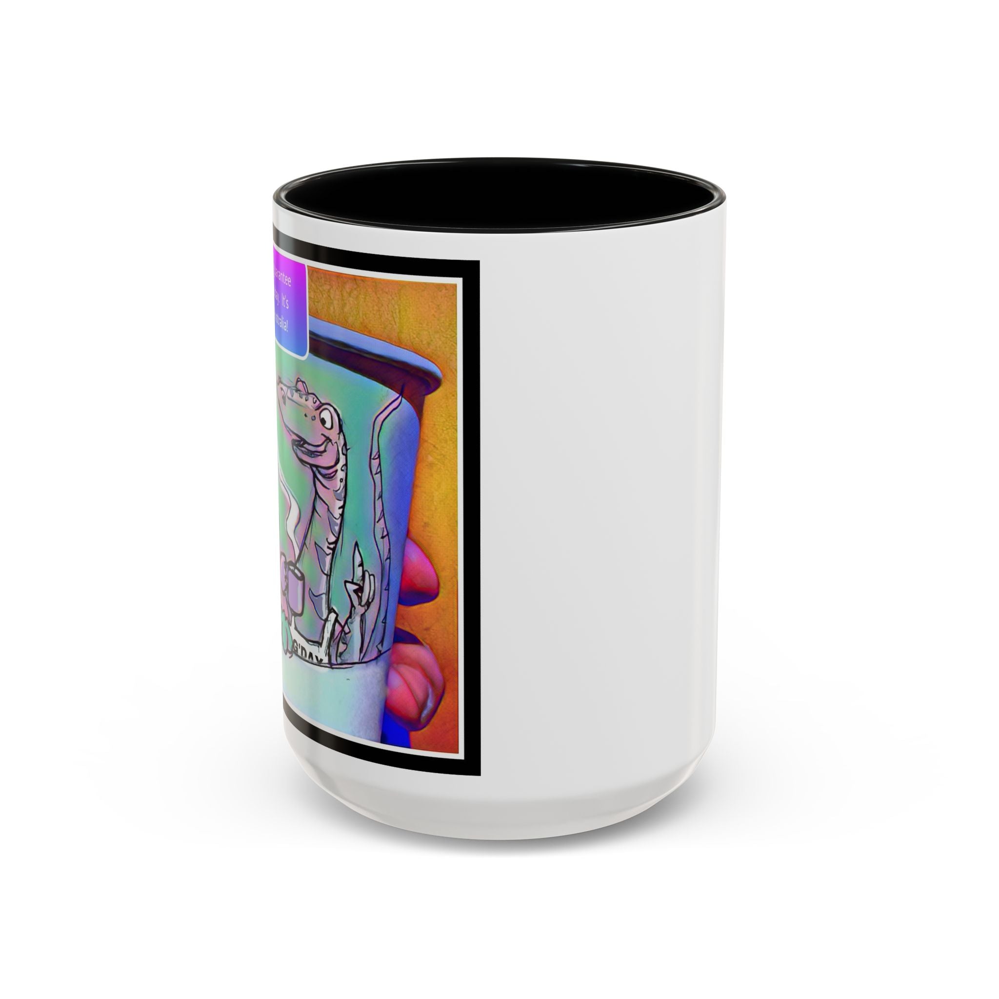 Tomorrow in Aus Dino Accent Ceramic Mug (11/15oz)