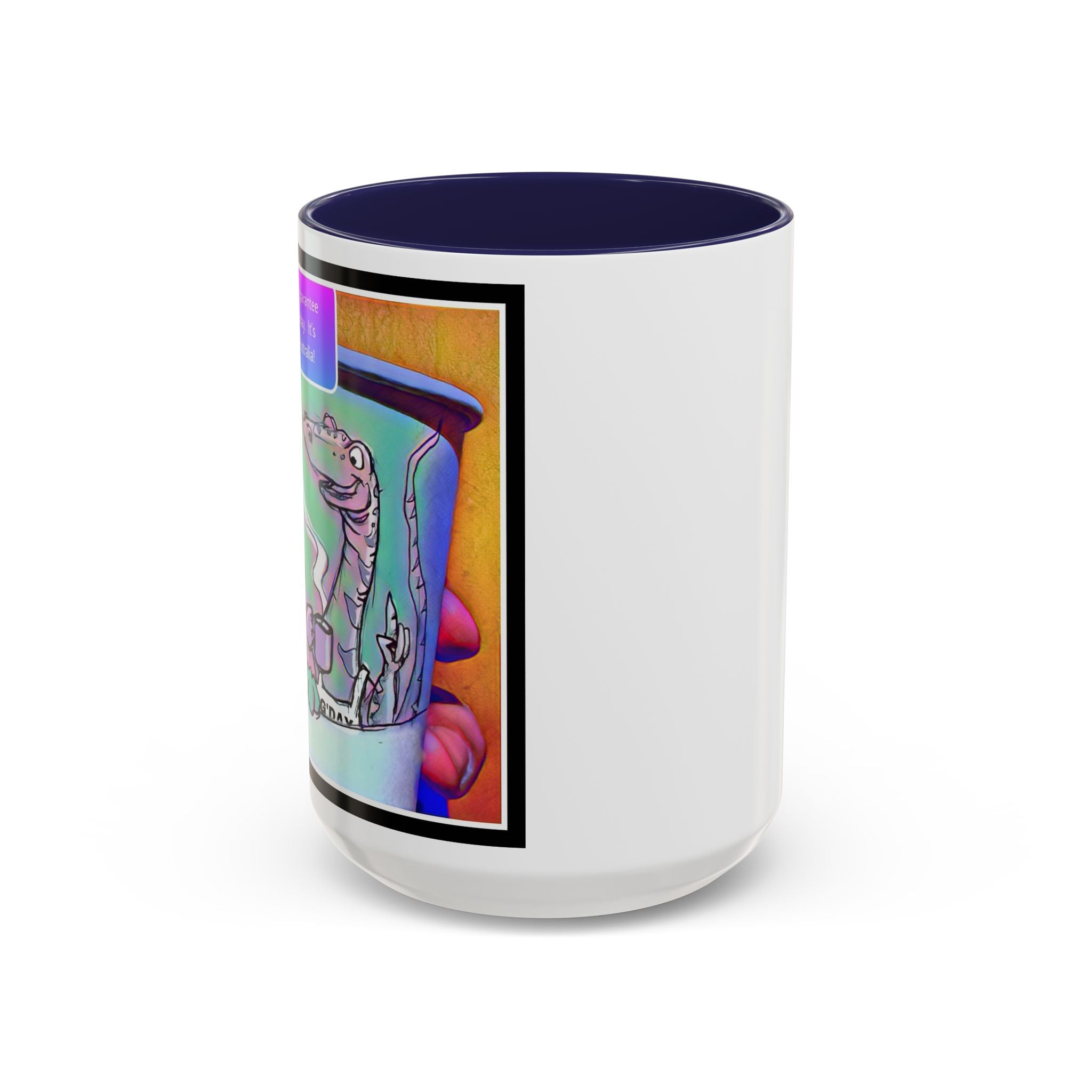 Tomorrow in Aus Dino Accent Ceramic Mug (11/15oz)