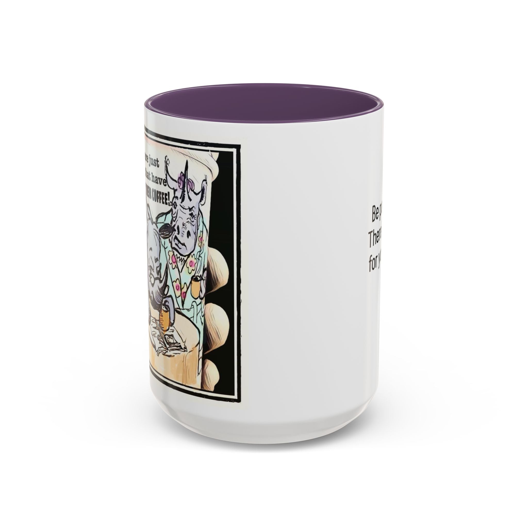 Rhino Coffee Accent Ceramic Mug (11/15oz)