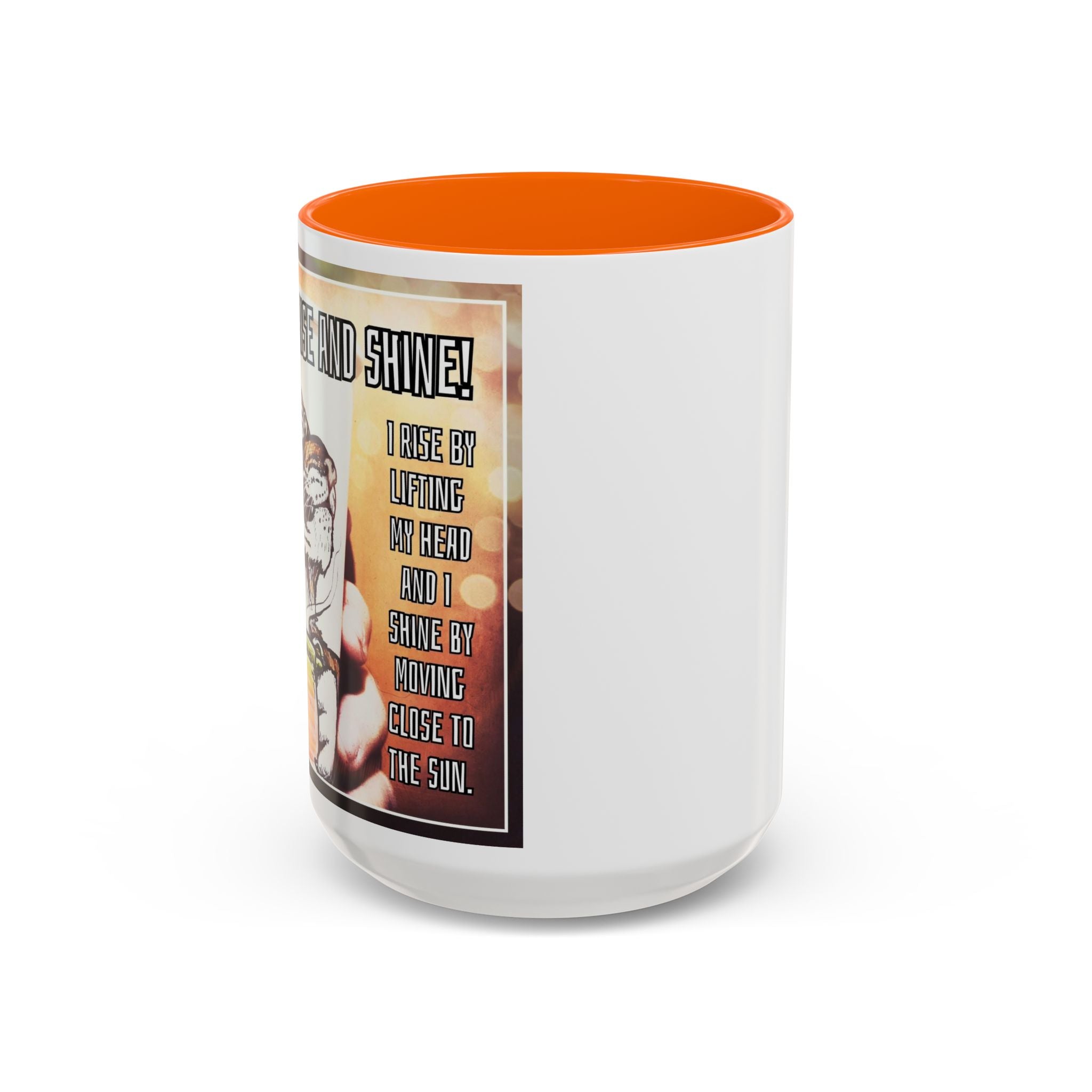 Rise n Shine Tiger Accent Ceramic Mug (11/15oz)