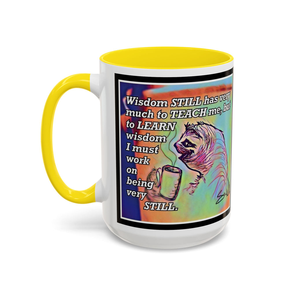 Sloth Still Accent Ceramic Mug (11/15oz)