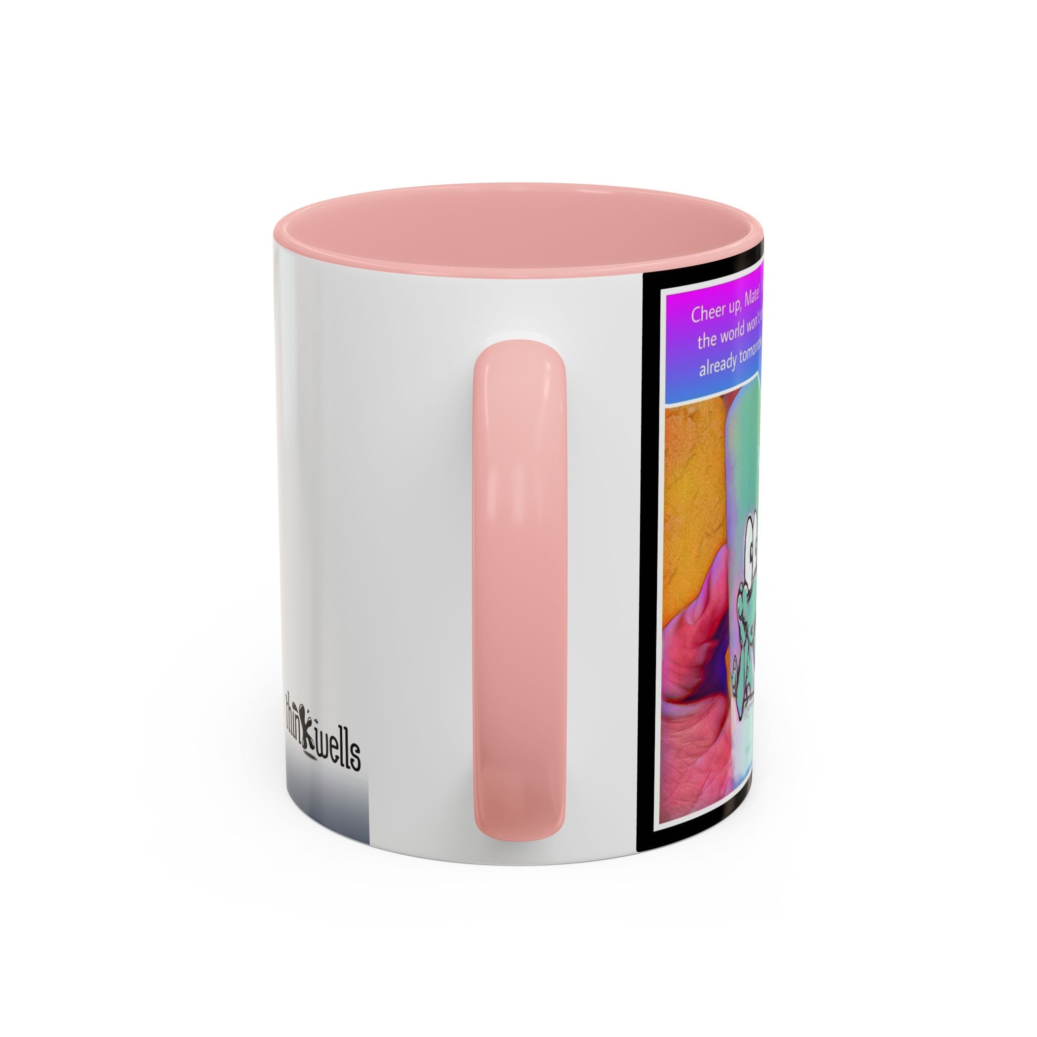 Tomorrow in Aus Dino Accent Ceramic Mug (11/15oz)