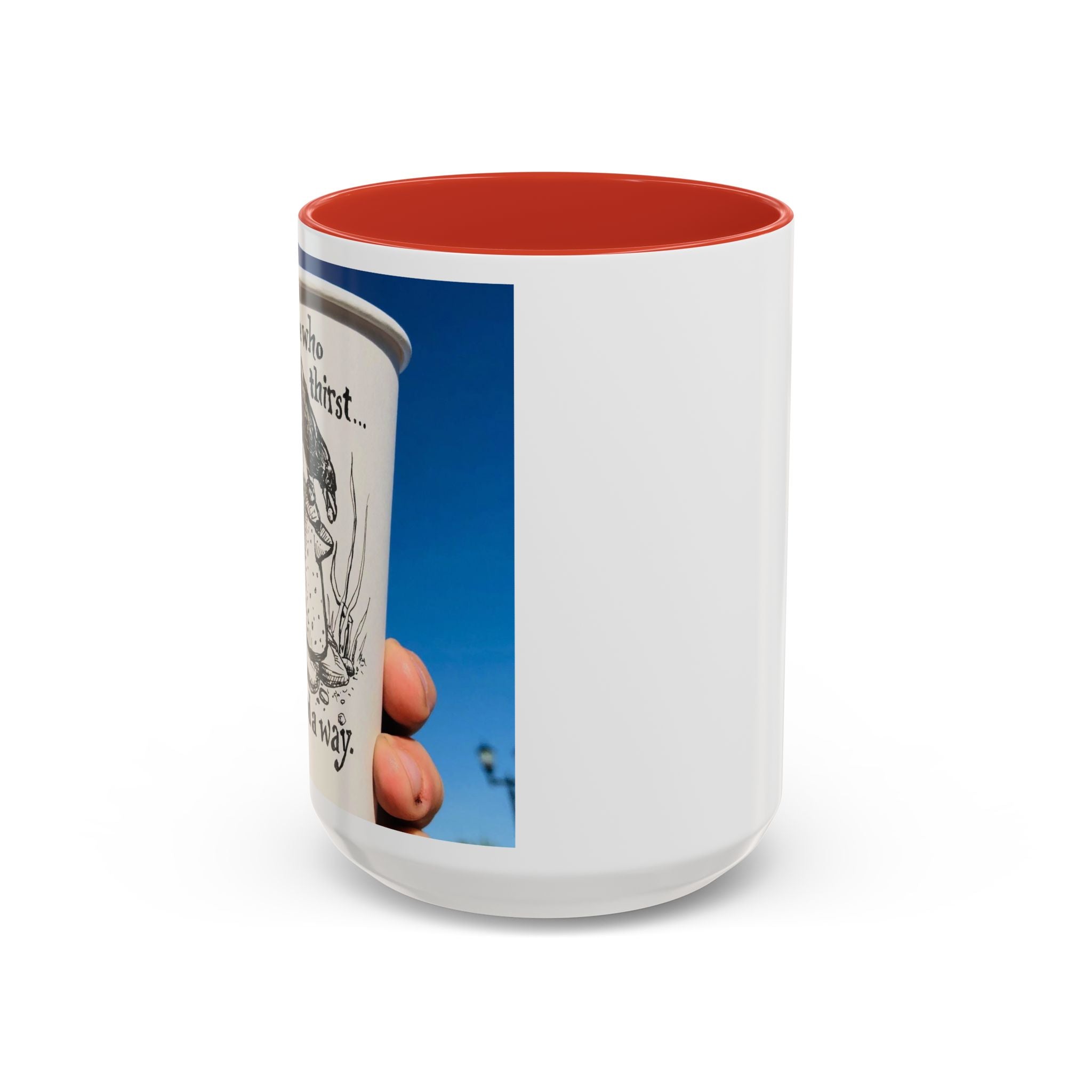 Those Who Thirst Crow Accent Ceramic Mug (11/15oz)