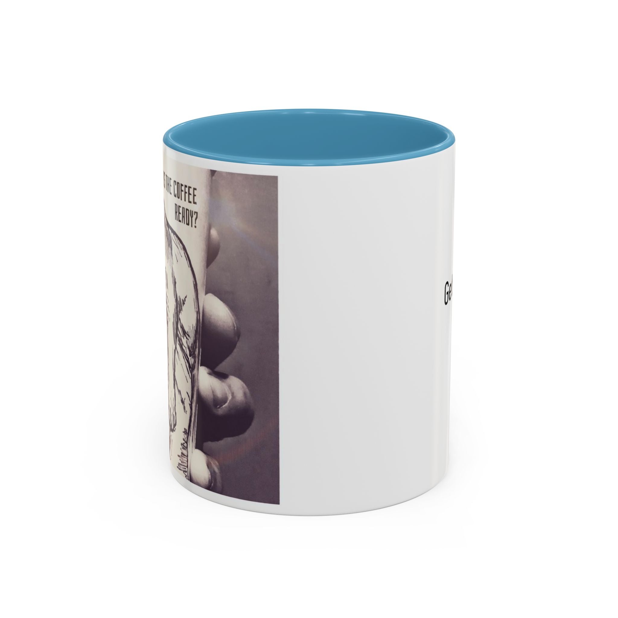 Coffee Ready Lion Accent Ceramic Mug (11/15oz)