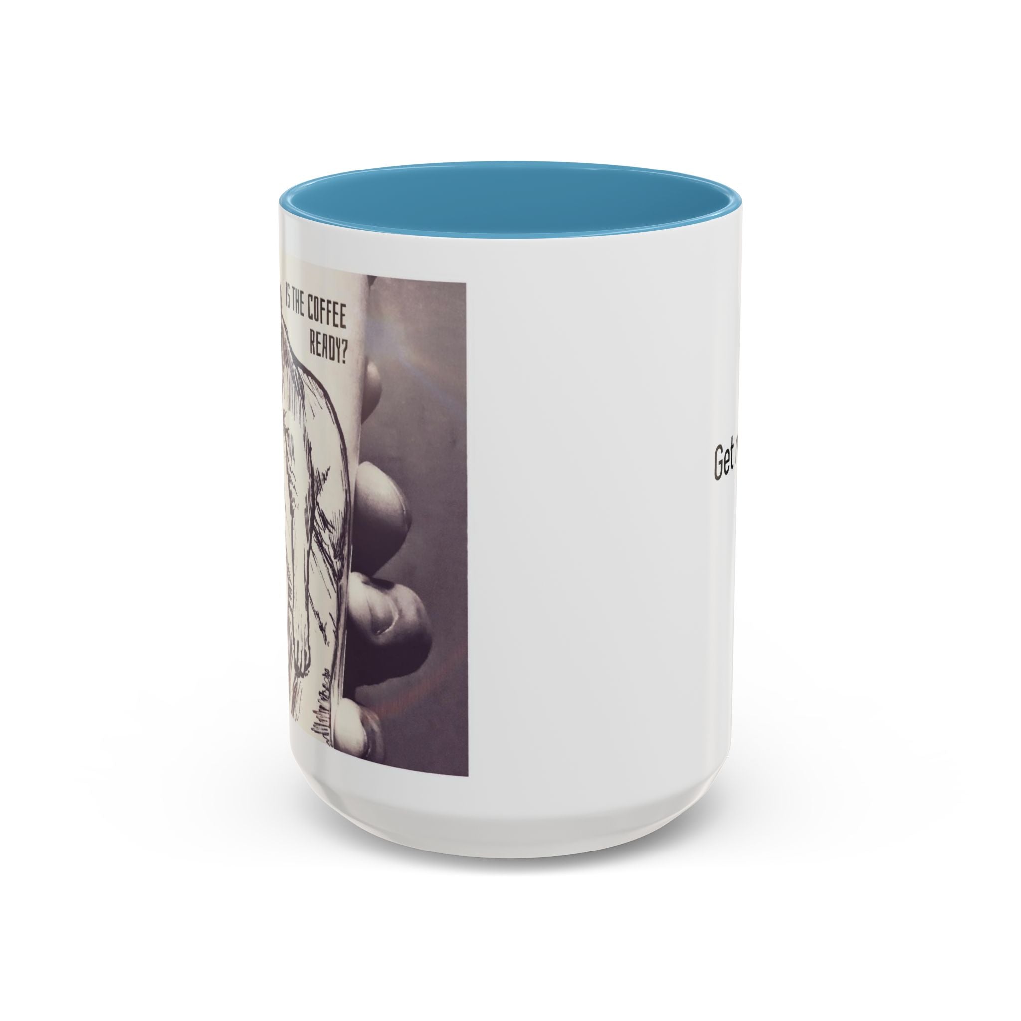 Coffee Ready Lion Accent Ceramic Mug (11/15oz)