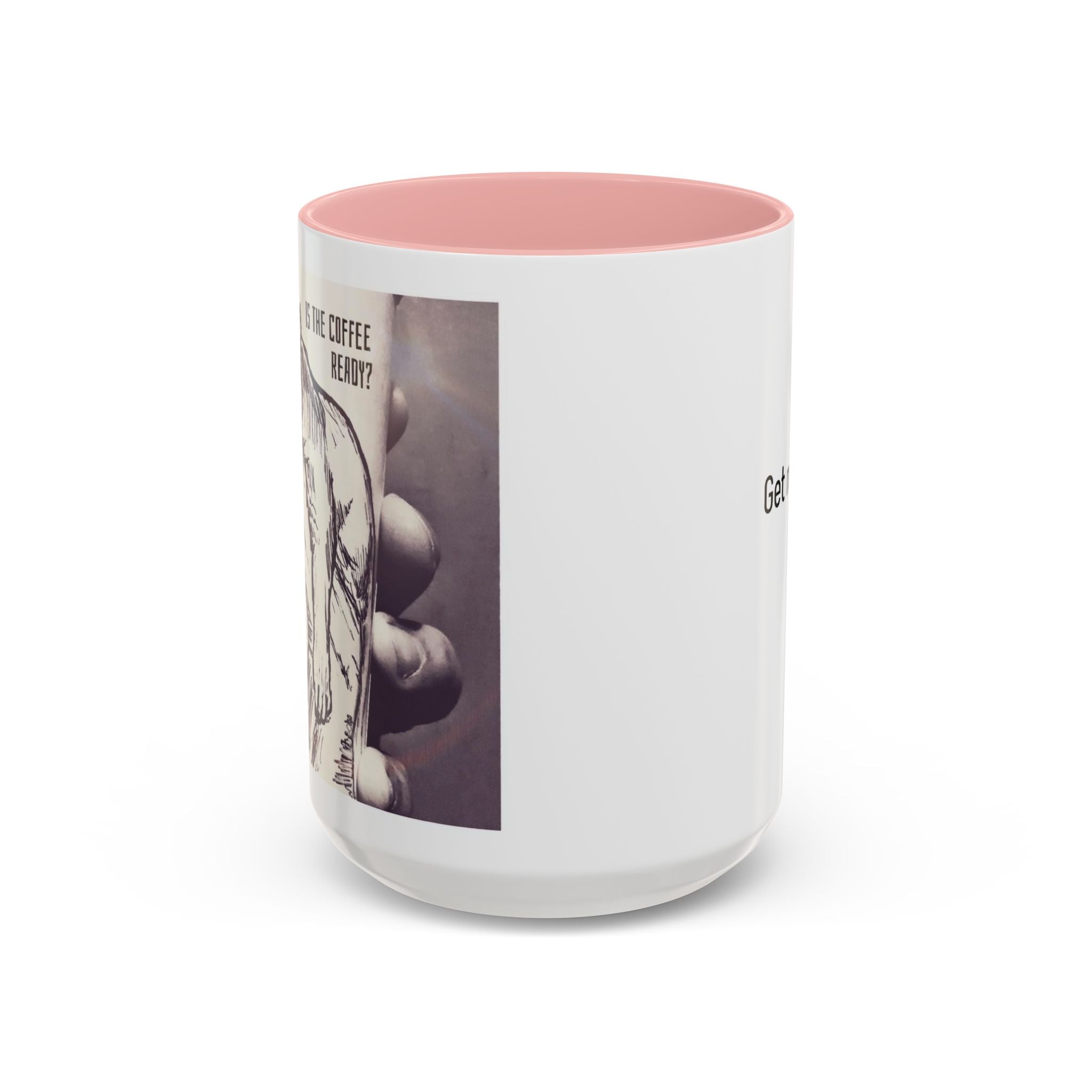 Coffee Ready Lion Accent Ceramic Mug (11/15oz)